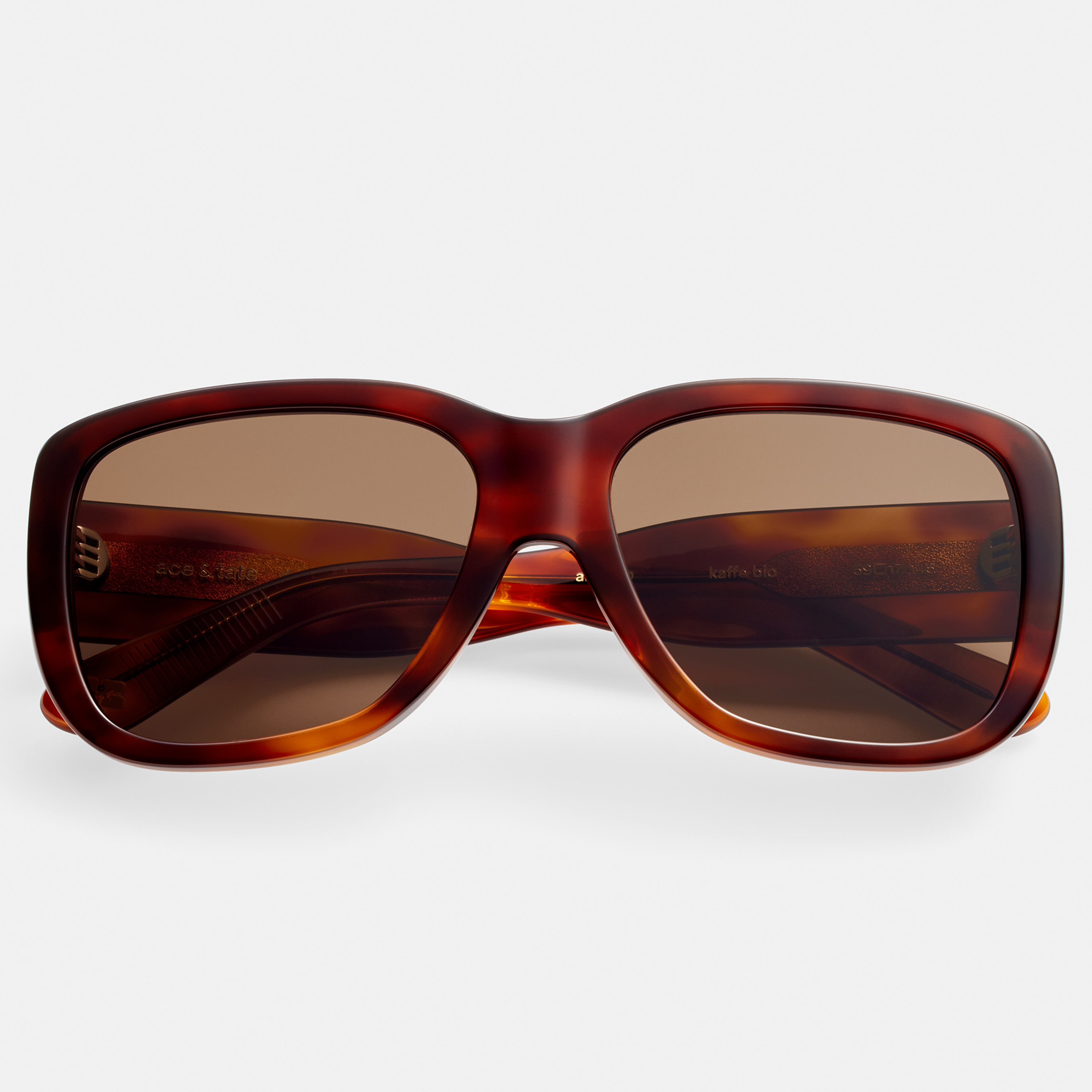 Ace & Tate Sonnenbrillen | Quadratisch Acetat in Braun