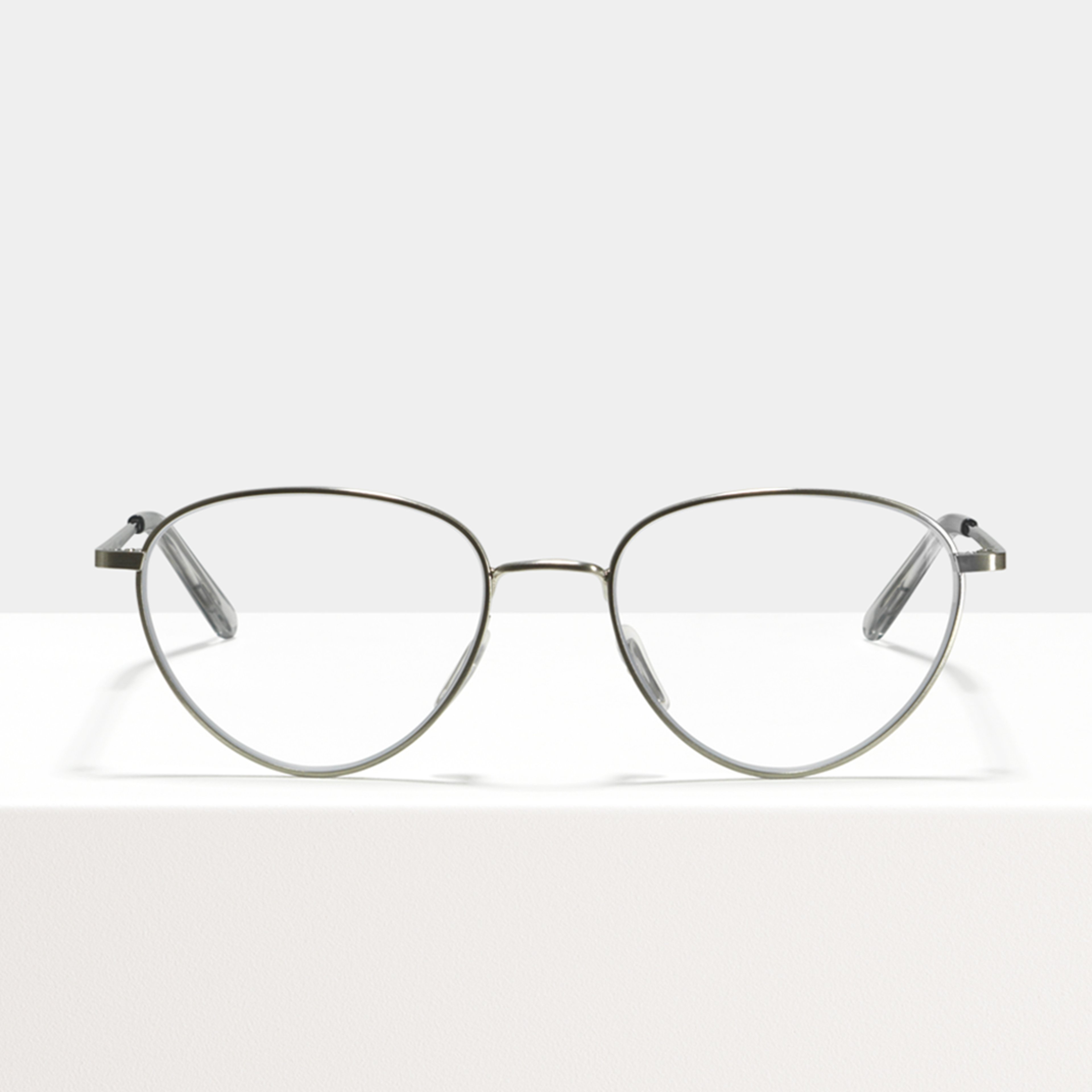 Ace & Tate Brillen | Oval Metall in Silber