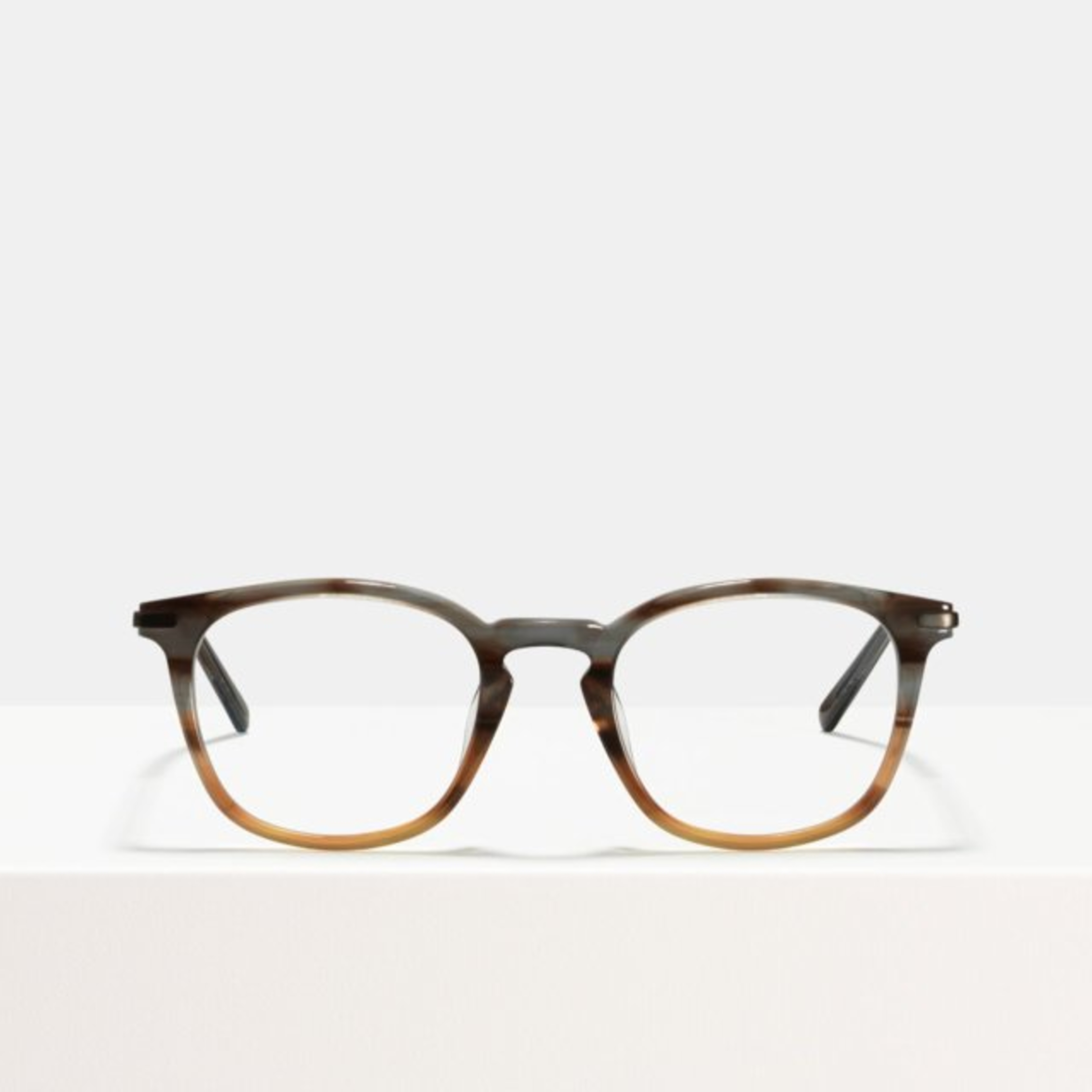 Ace & Tate Glasses | Square Acetate in Brown, Grey, Orange
