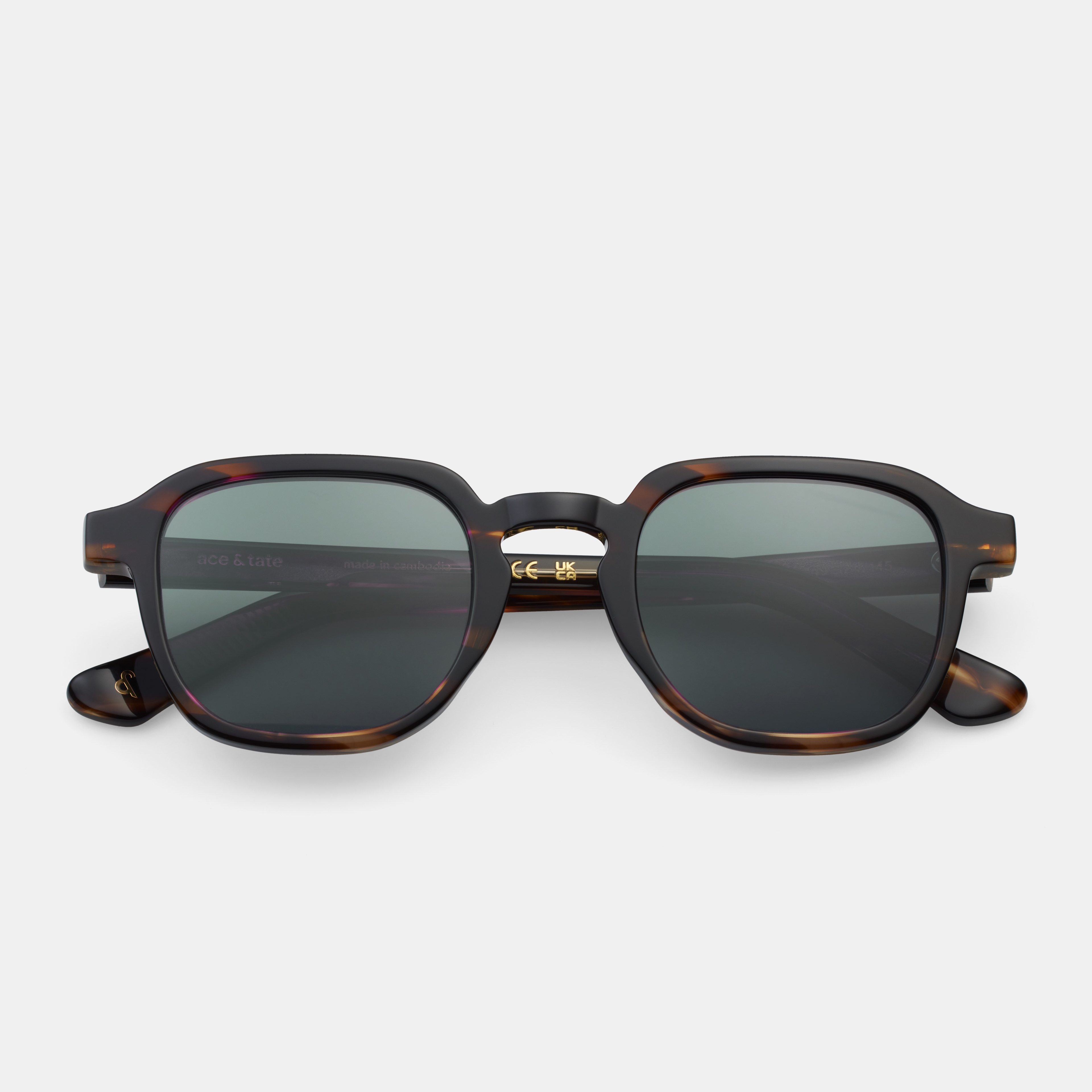 Ace & Tate Sonnenbrillen |  Acetat in Braun