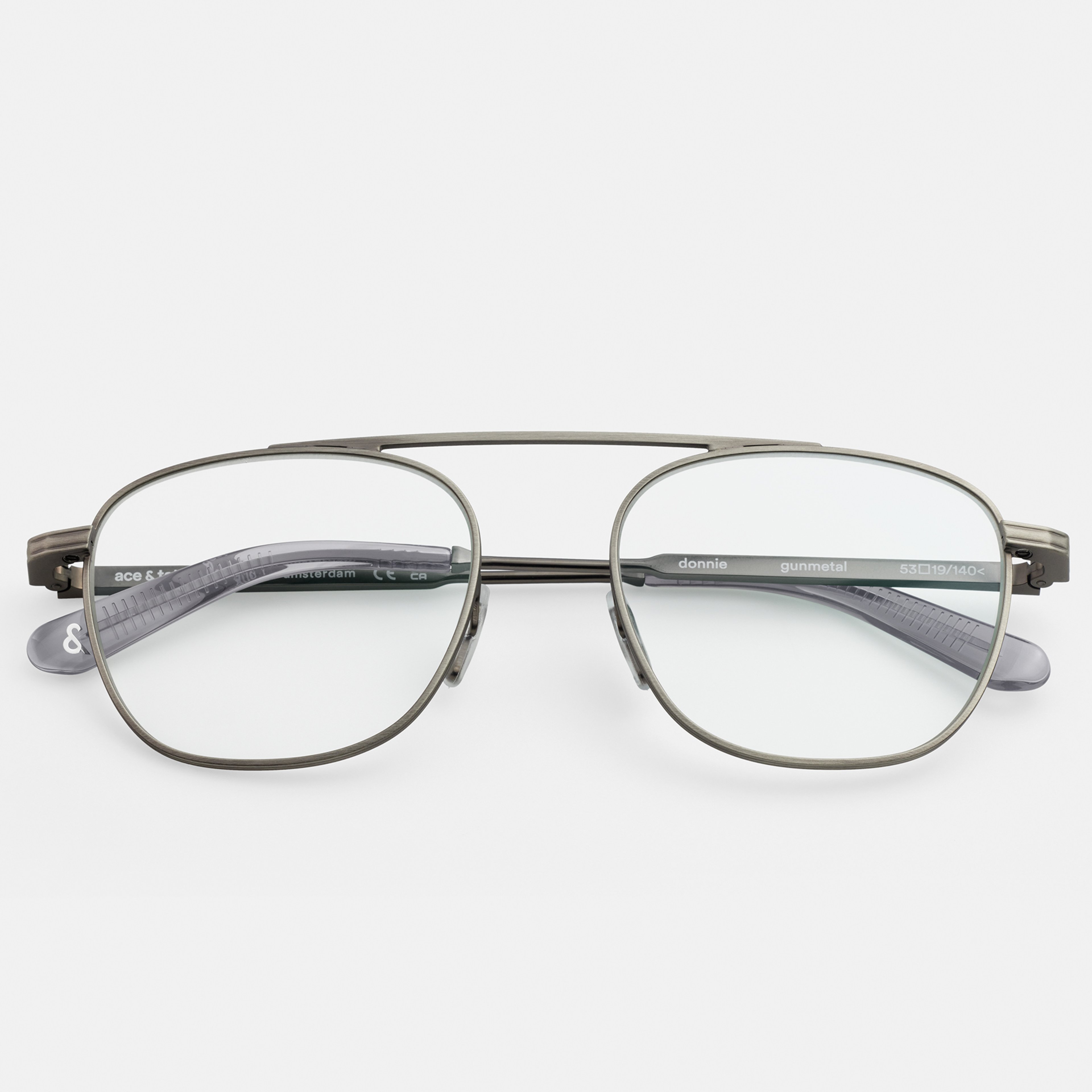 Ace & Tate Gafas | Cuadrada metal in Gris