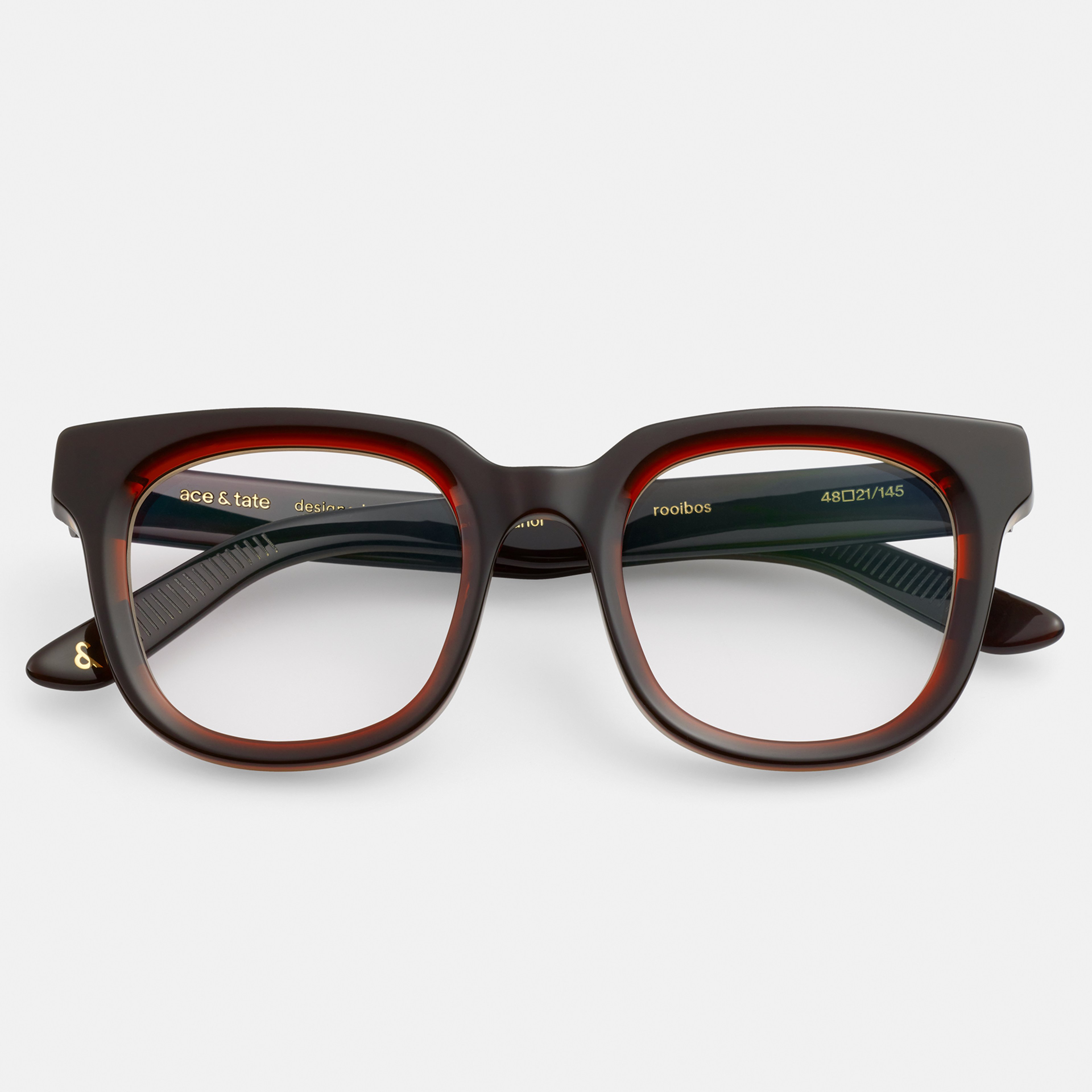 Ace & Tate Optiques | Ronde Acétate in Rouge