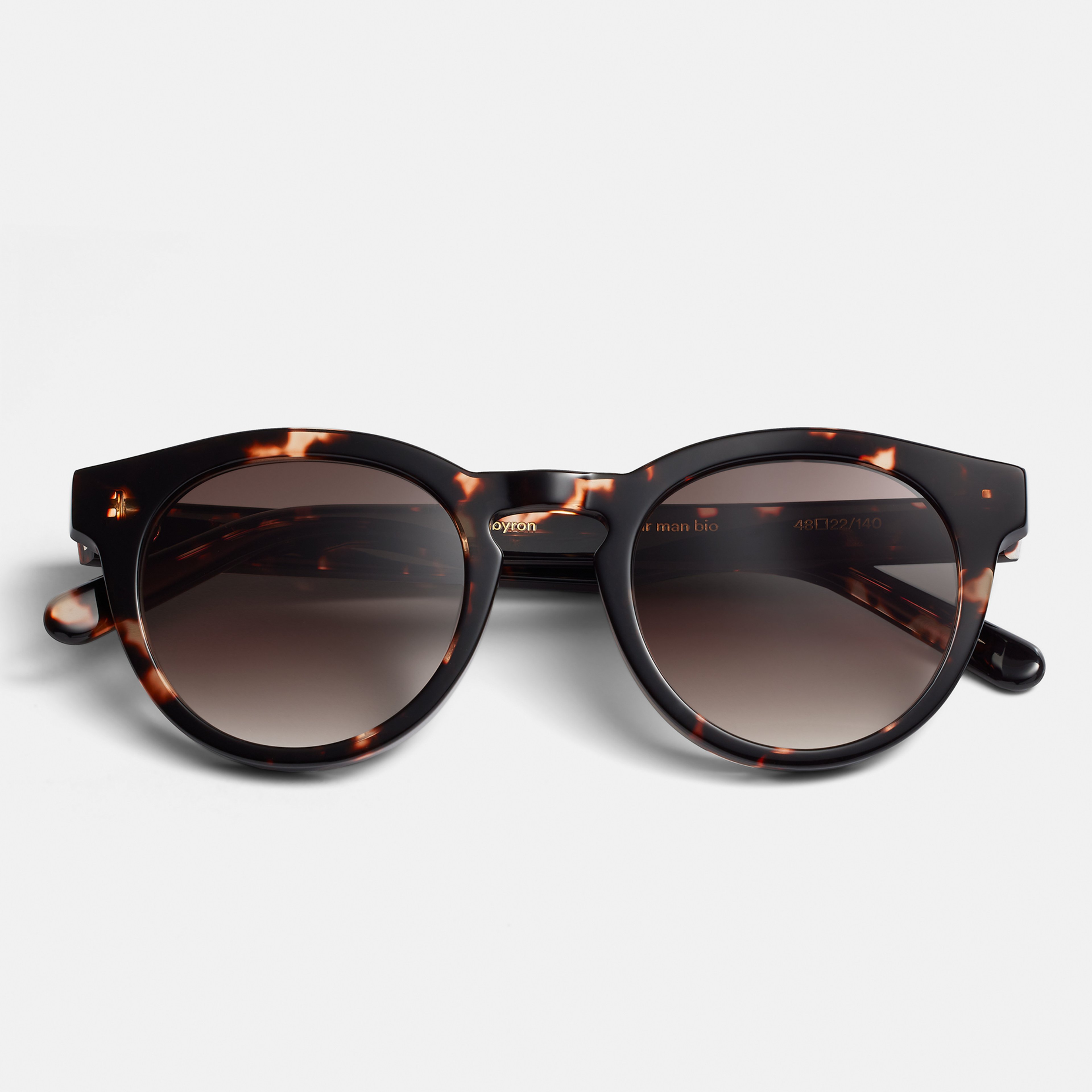 Ace & Tate Sunglasses | Round Acetate in Brown