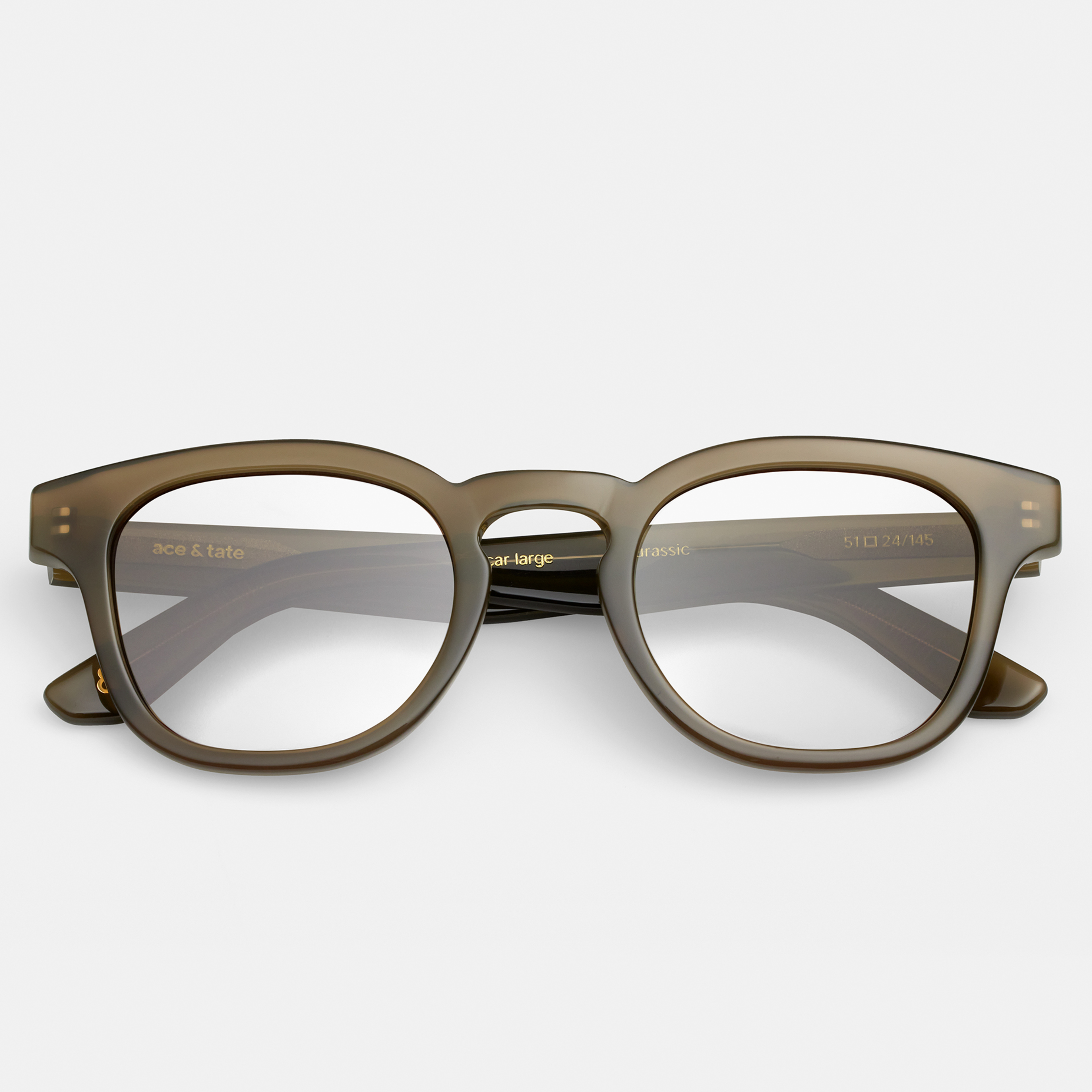 Ace & Tate Optiques | Ronde Renew bio-acétate in Vert