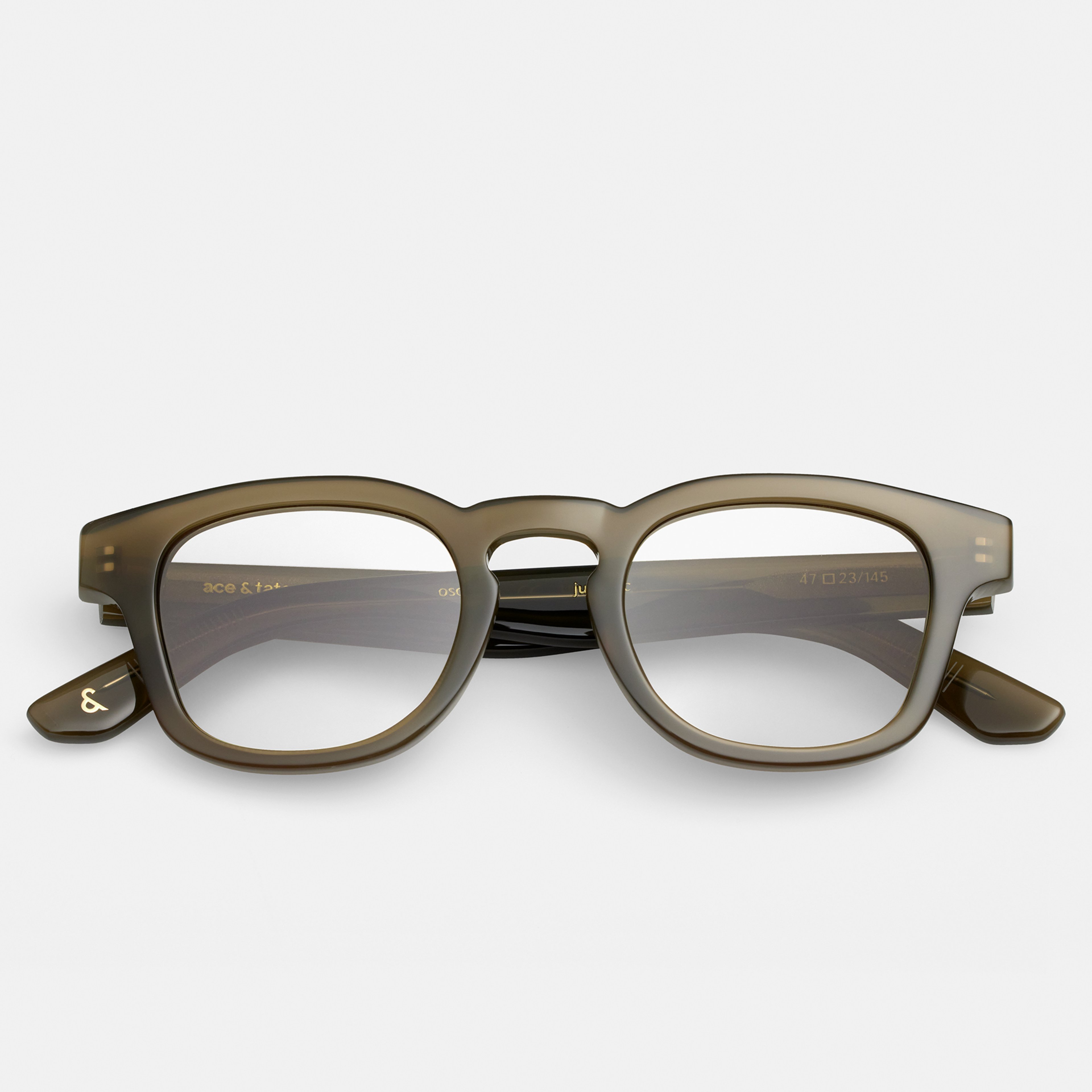 Ace & Tate Optiques | Ronde Renew bio-acétate in Vert