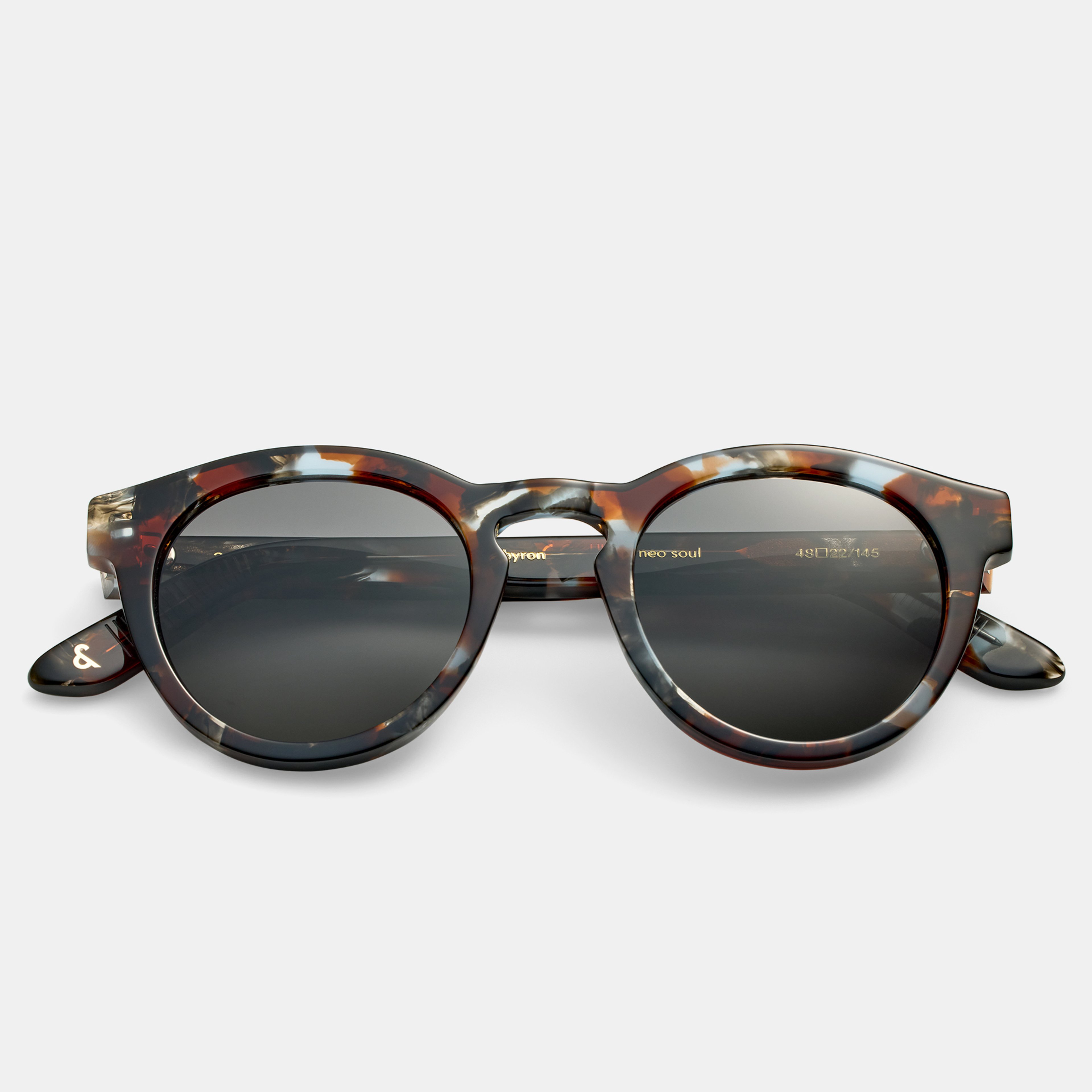 Ace & Tate Sunglasses | Round Acetate in Blue, Black, Brown