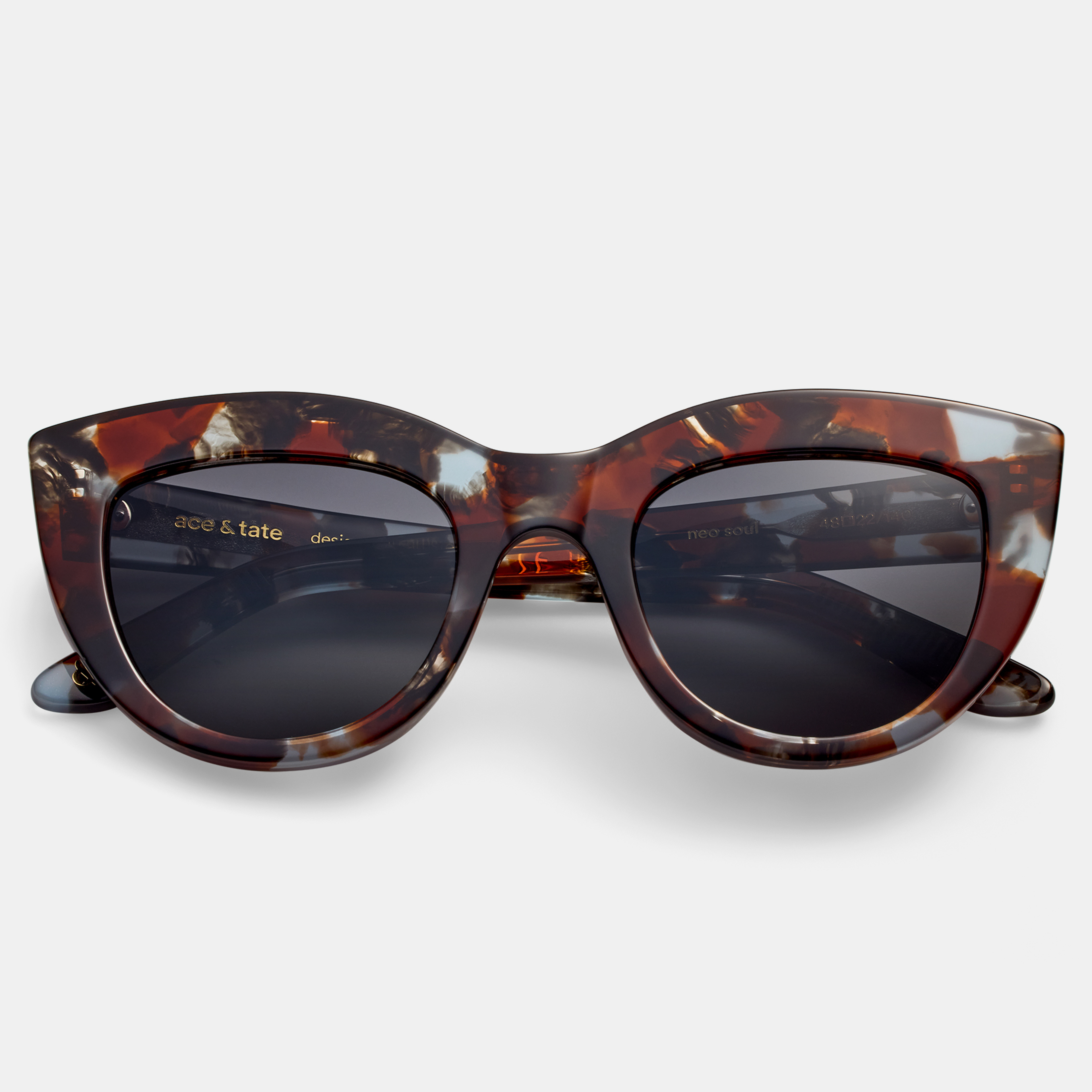 Ace & Tate Sonnenbrillen |  Acetat in Schwarz, Blau, Braun