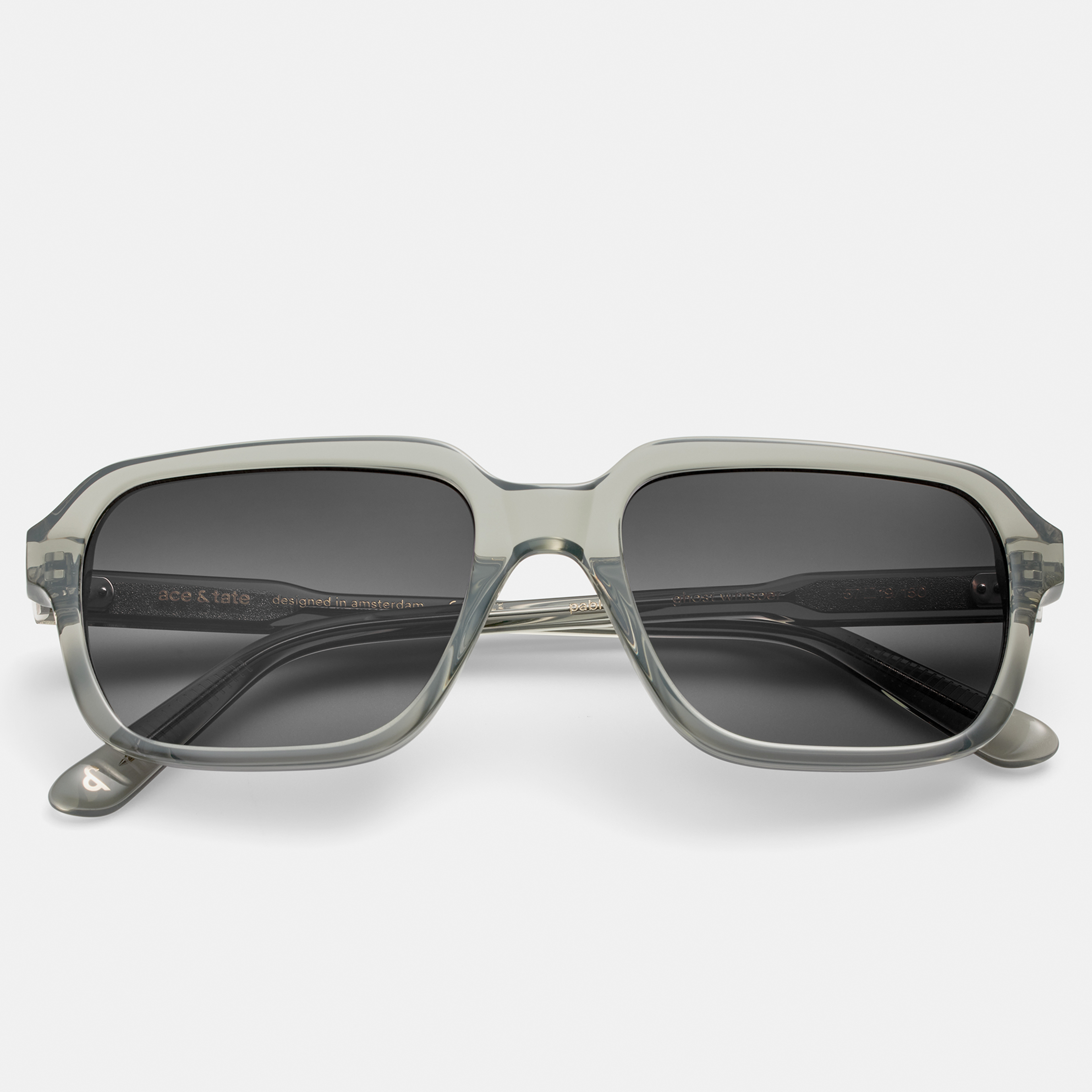 Ace & Tate Sunglasses | Square Acetate in Blue