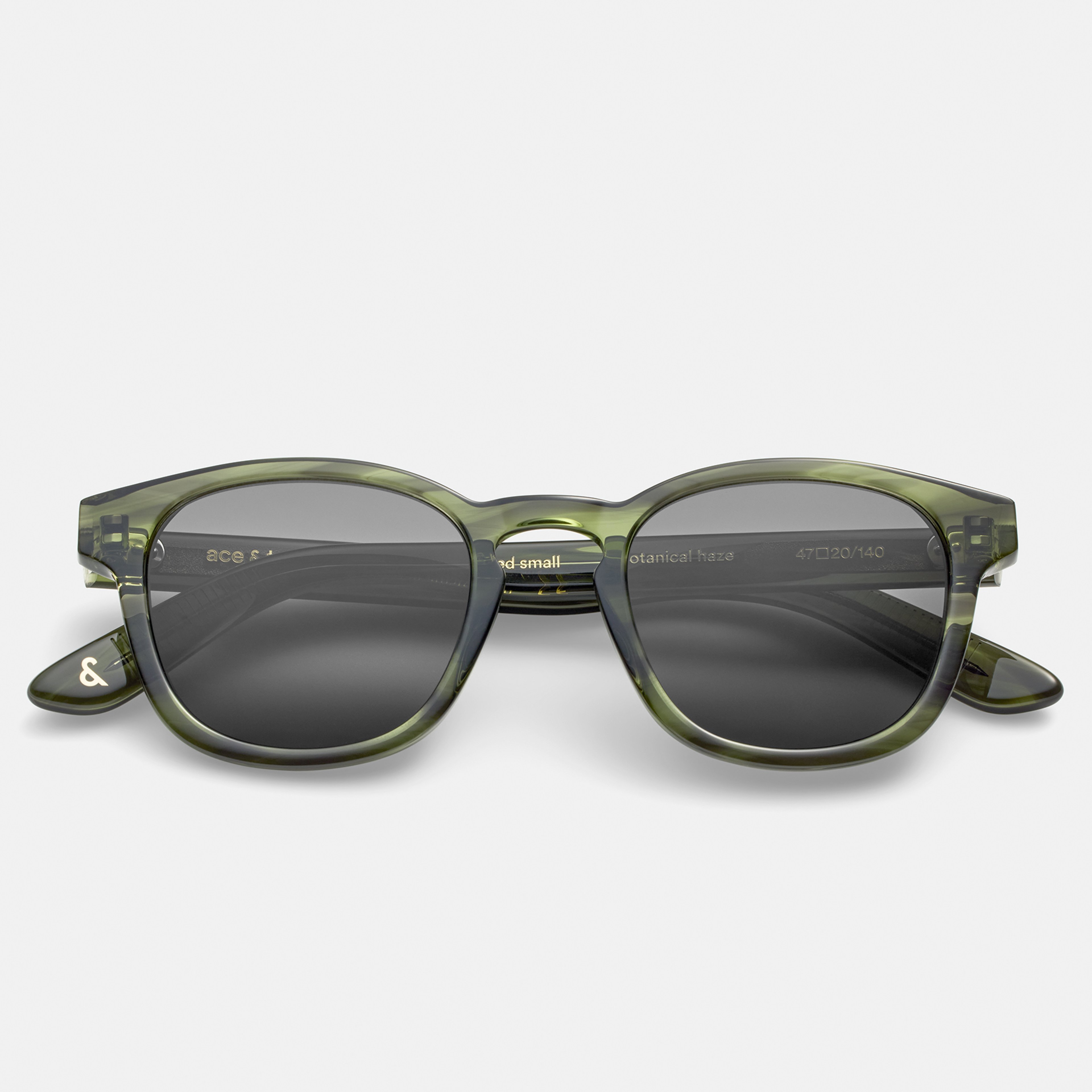 Ace & Tate Sunglasses | Square Acetate in Green