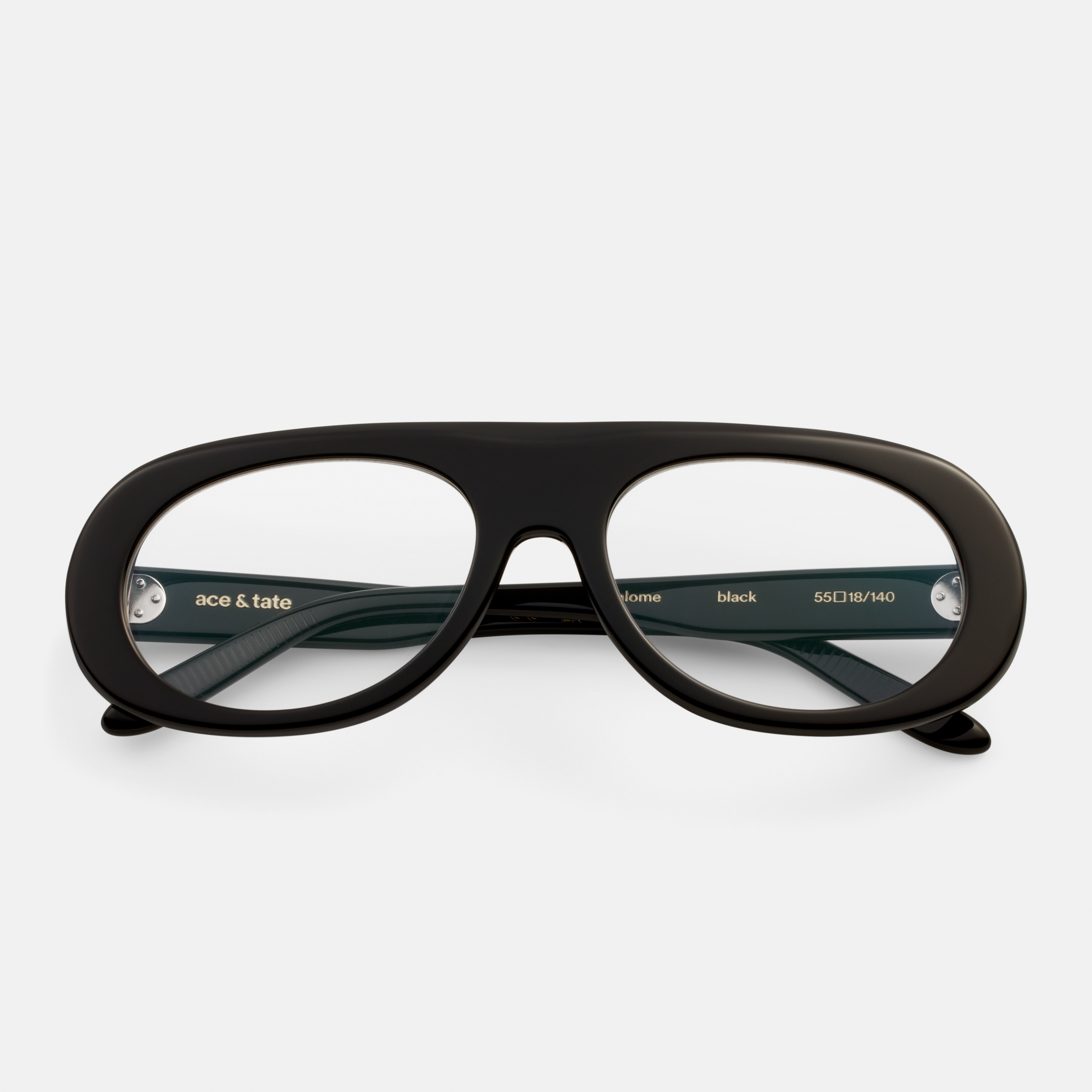 Ace & Tate Optiques | Ronde Acétate in Noir