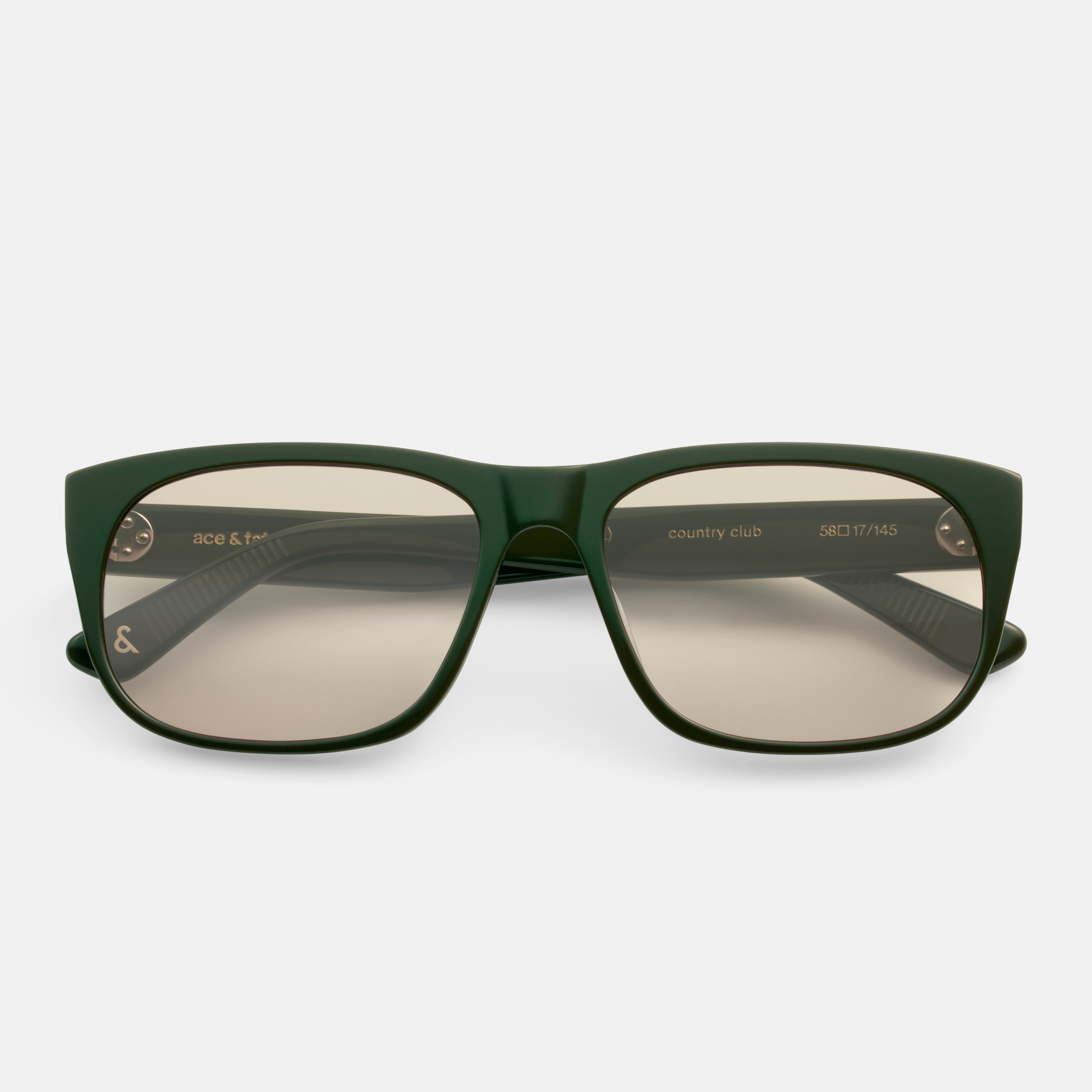 Ace & Tate Sunglasses | Rectangle Acetate in Green