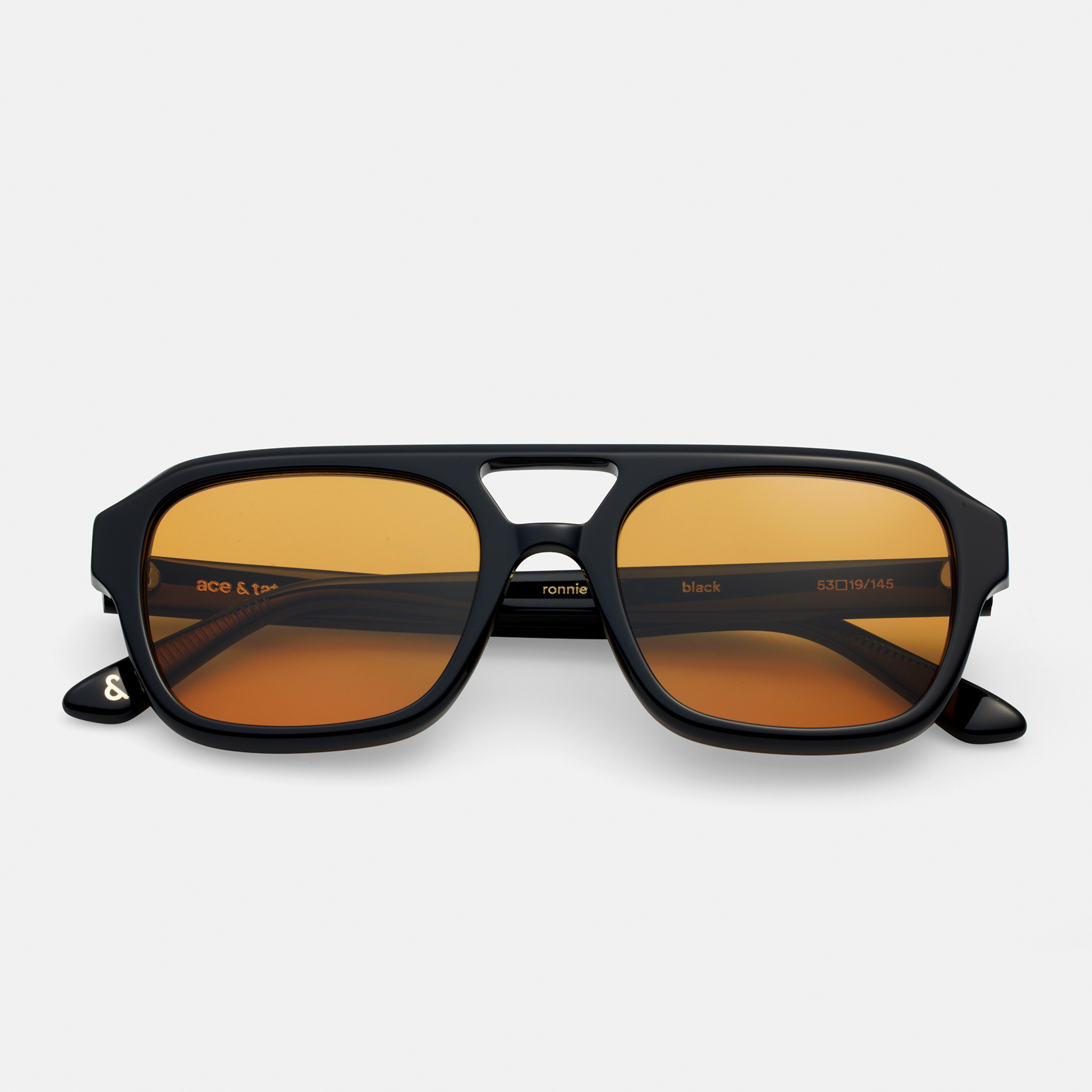 Ace & Tate Sunglasses | Square Acetate in Black