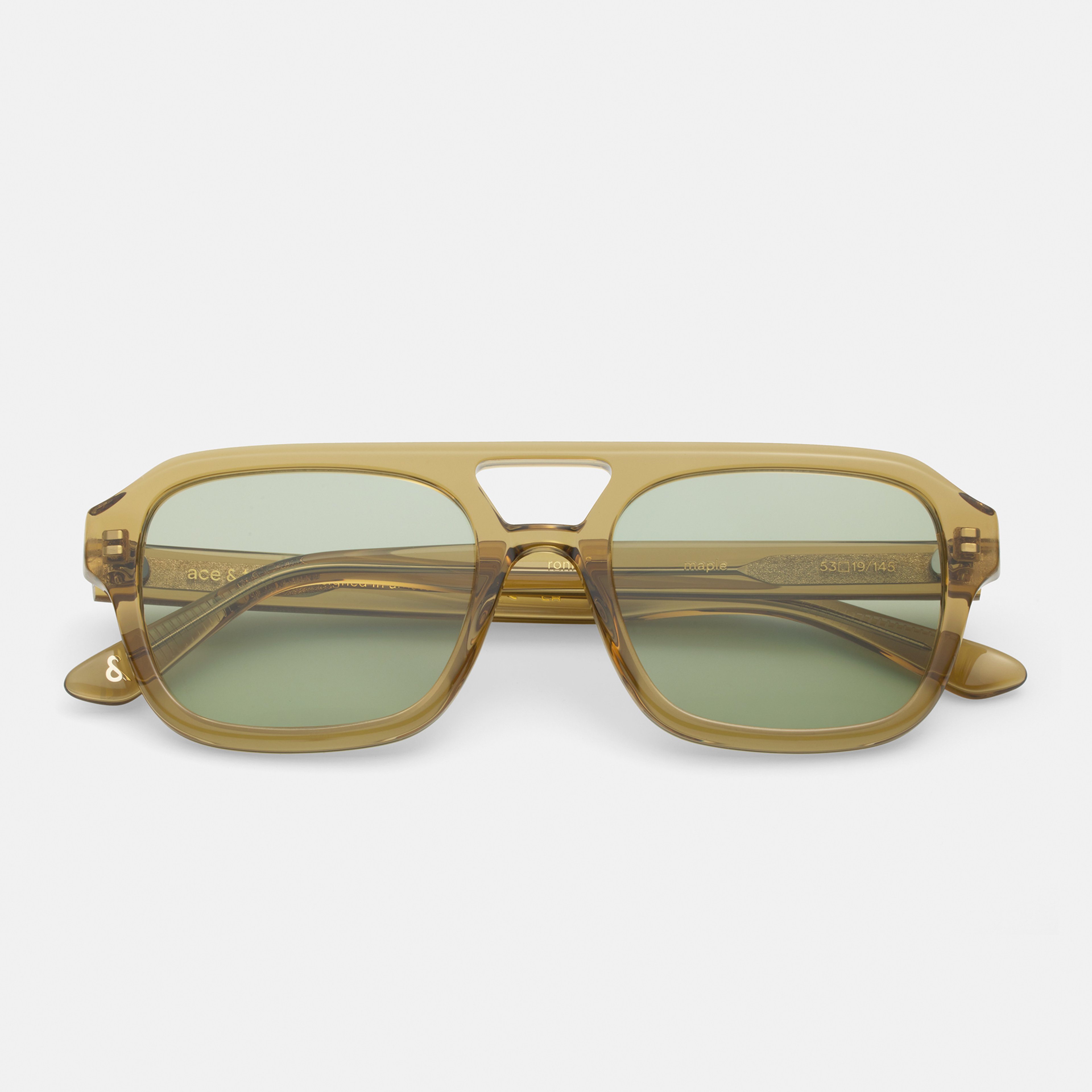 Ace & Tate Sunglasses | Square Acetate in Brown