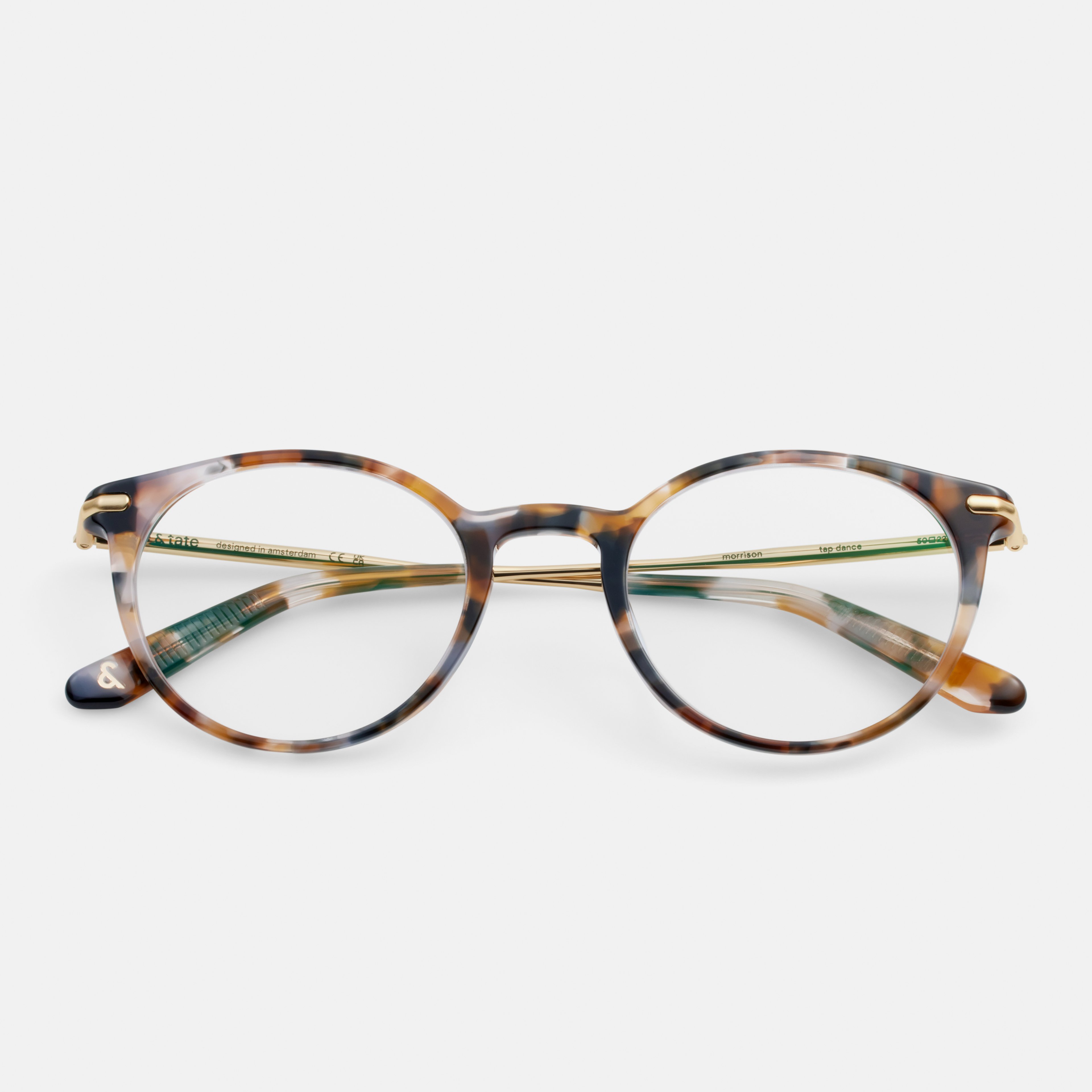 Ace & Tate Glasses |  Metal in Brown, Orange, Purple
