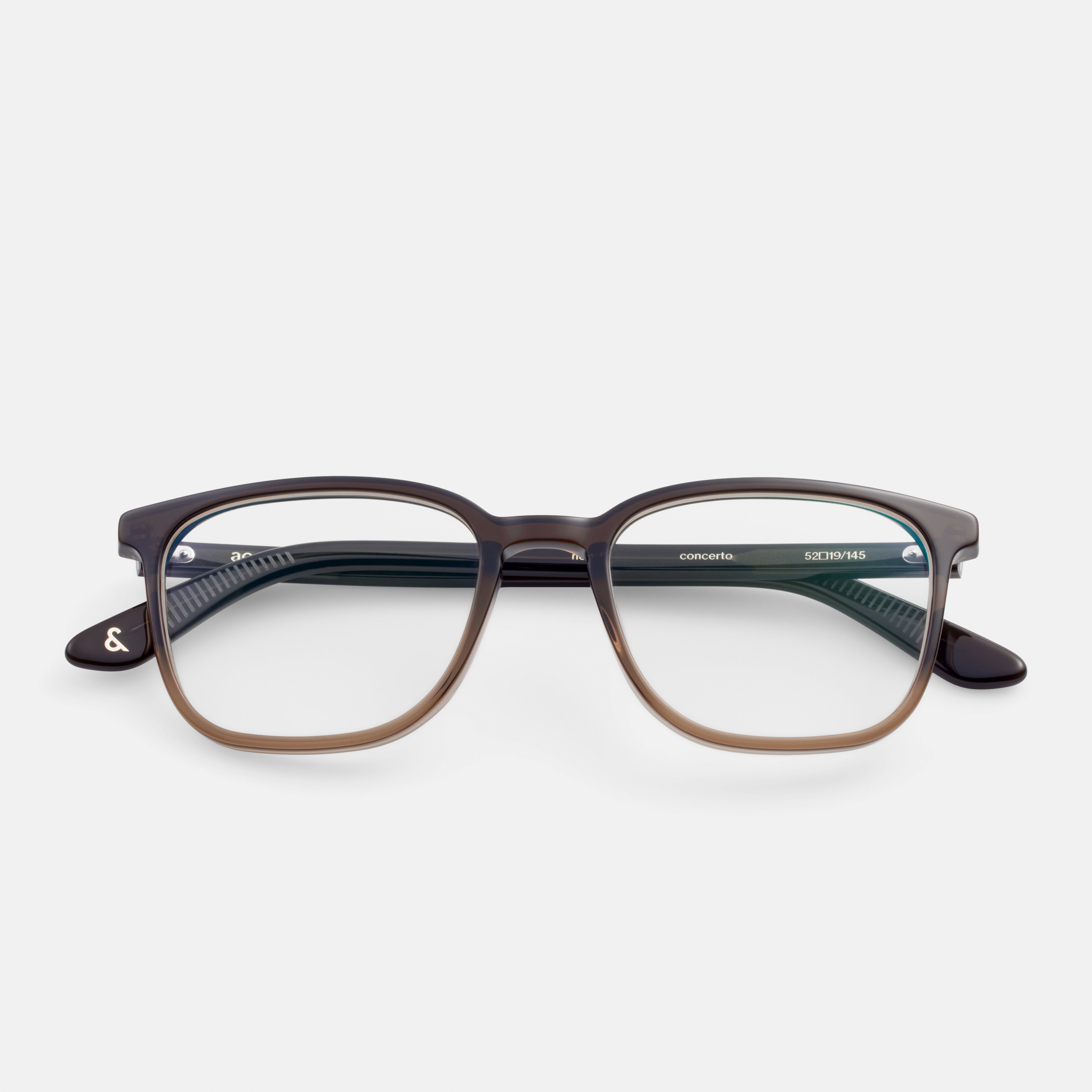 Ace & Tate Glasses | Rectangle Acetate in Brown