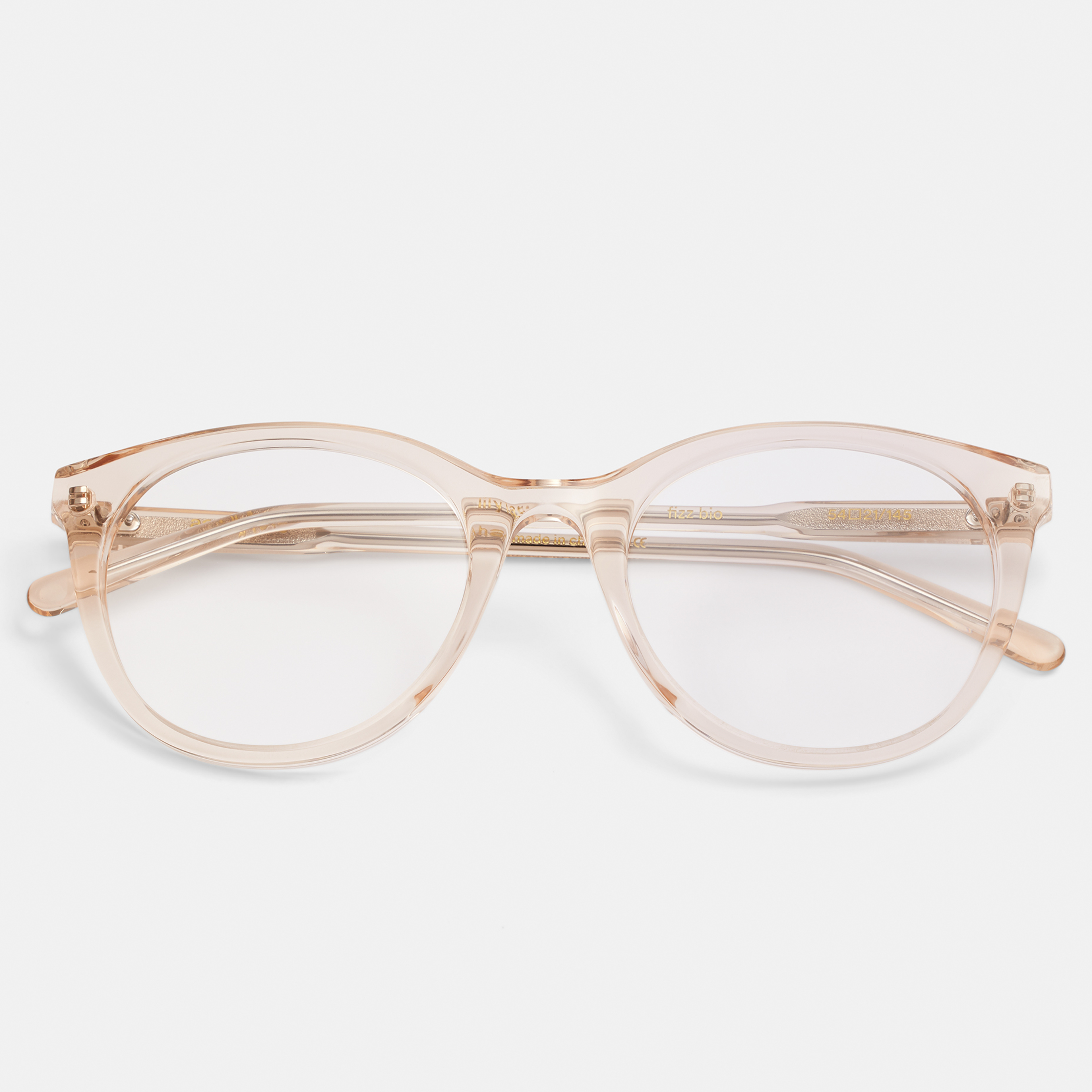 Ace & Tate Lily Large in Fizz Ace & Tate Brillen | Oval Acetat in Transparent