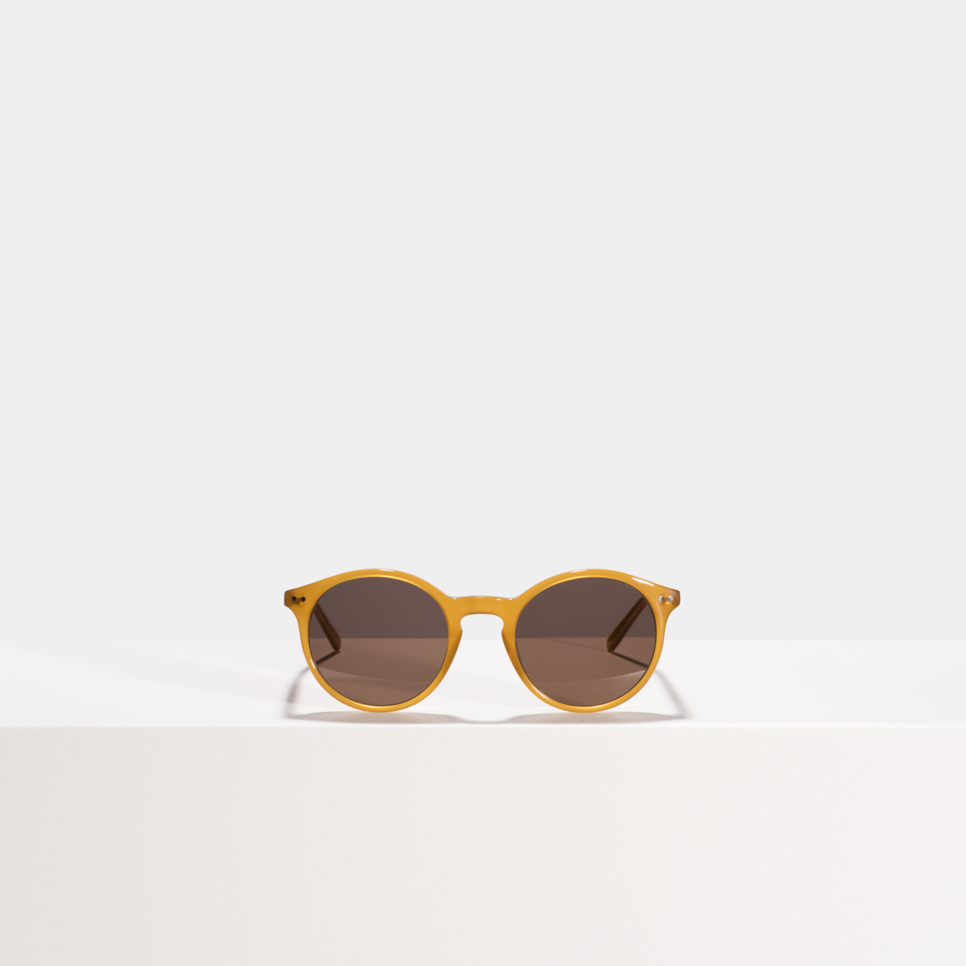 Ace & Tate Sunglasses | Round Acetate in Brown, Orange, Yellow