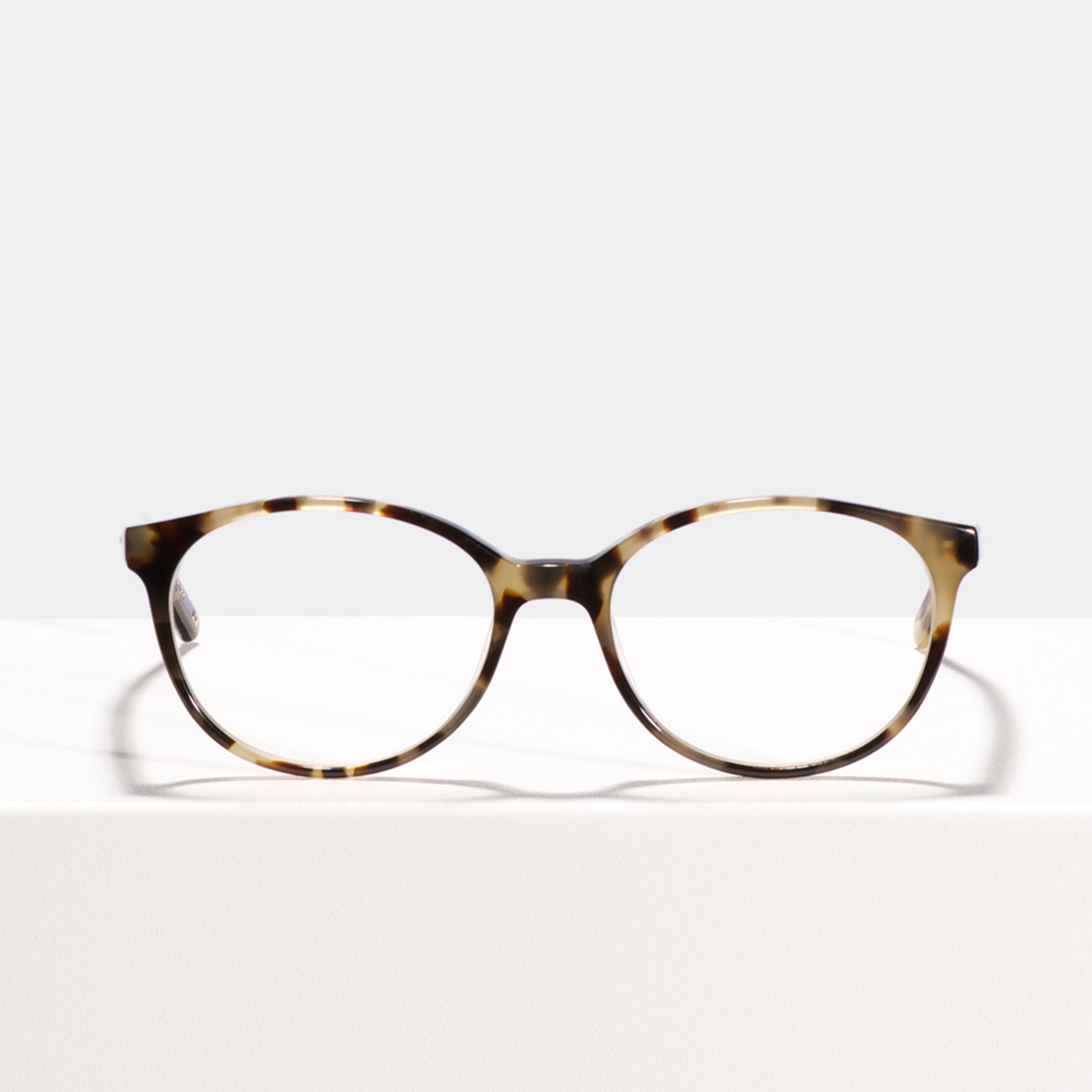Ace & Tate Nina in Autumn Leaves Ace & Tate Glasses | Oval Acetate in Beige, Brown