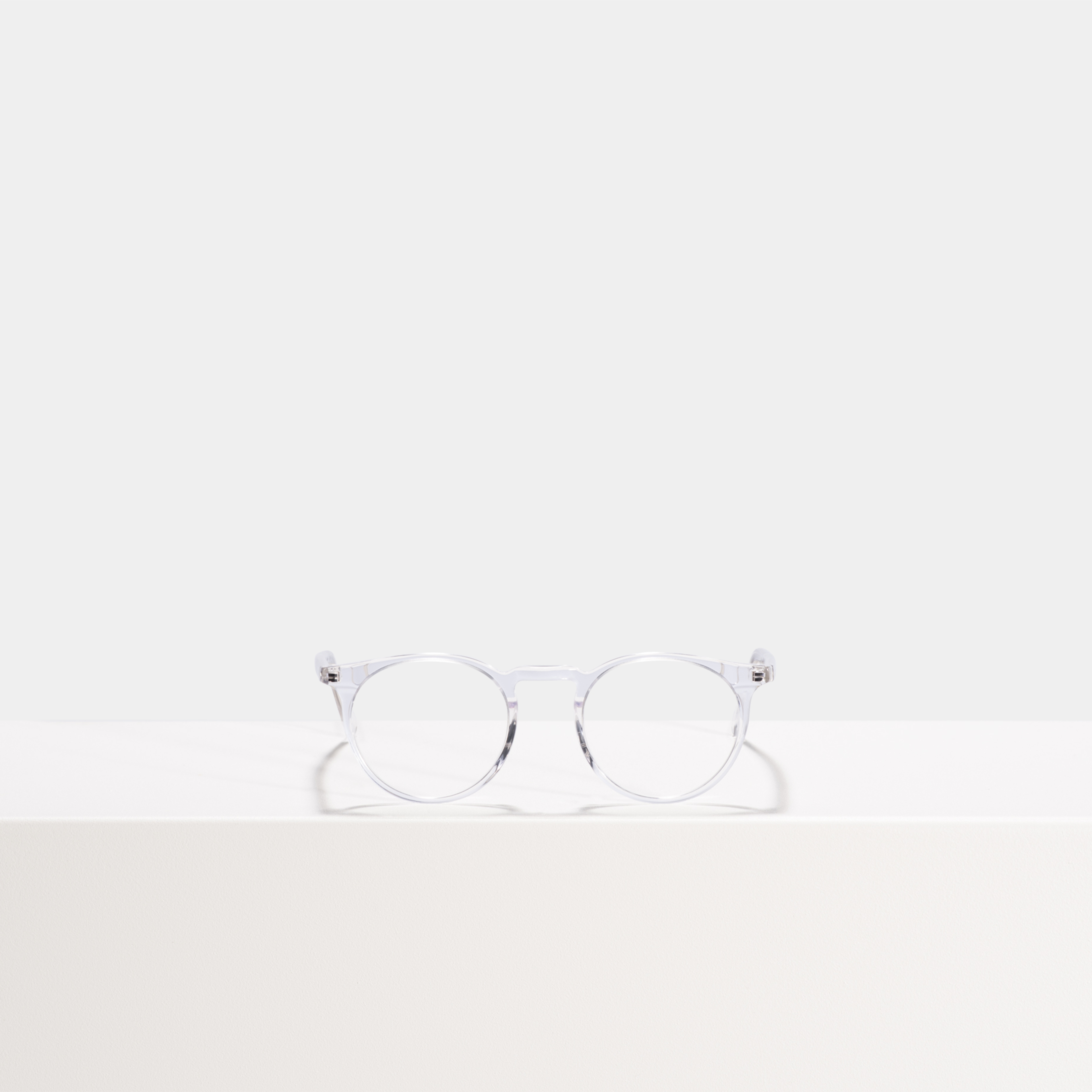 Ace & Tate Roth in Crystal Ace & Tate Glasses | Round Acetate in Clear