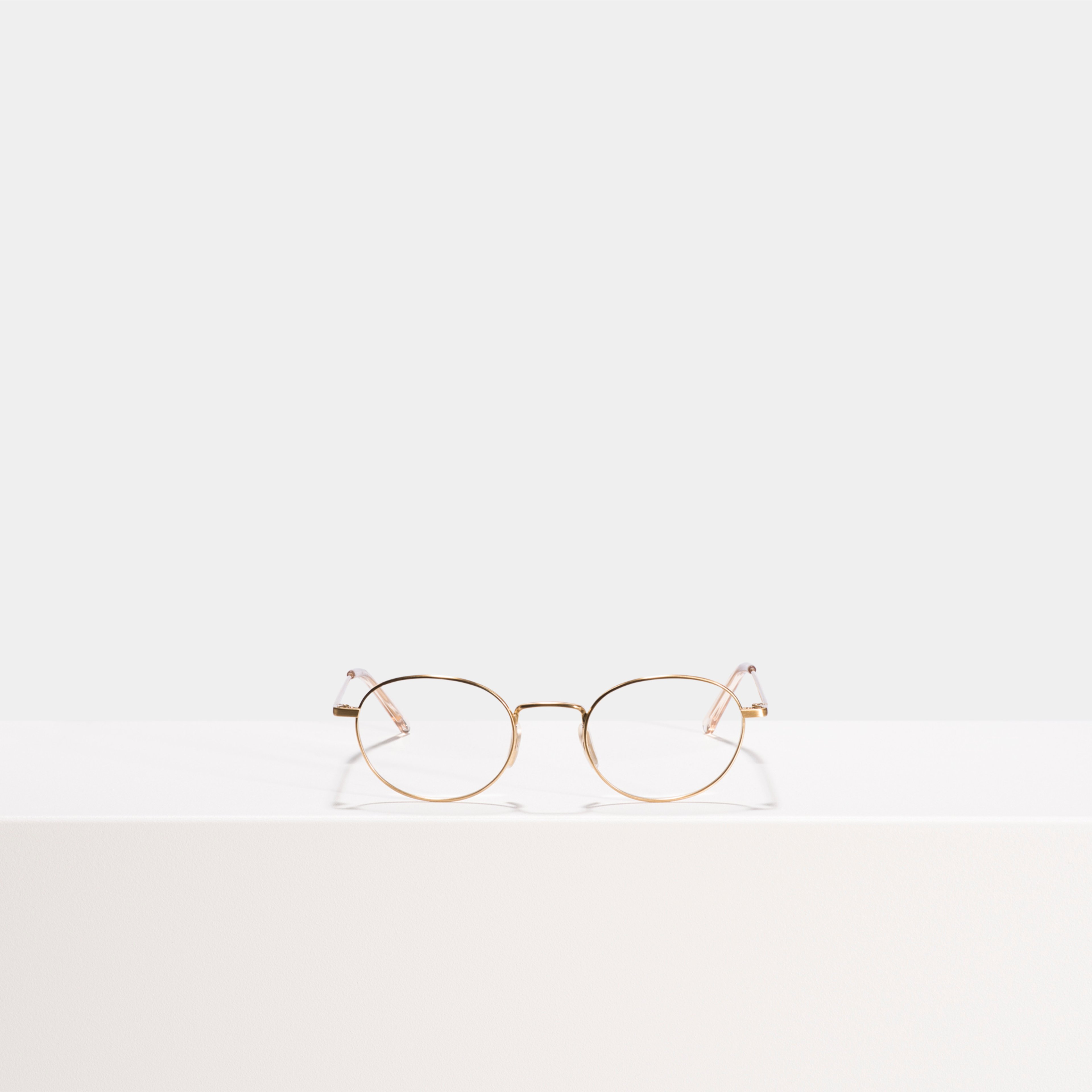 Ace & Tate Glasses | Oval Titanium in Gold
