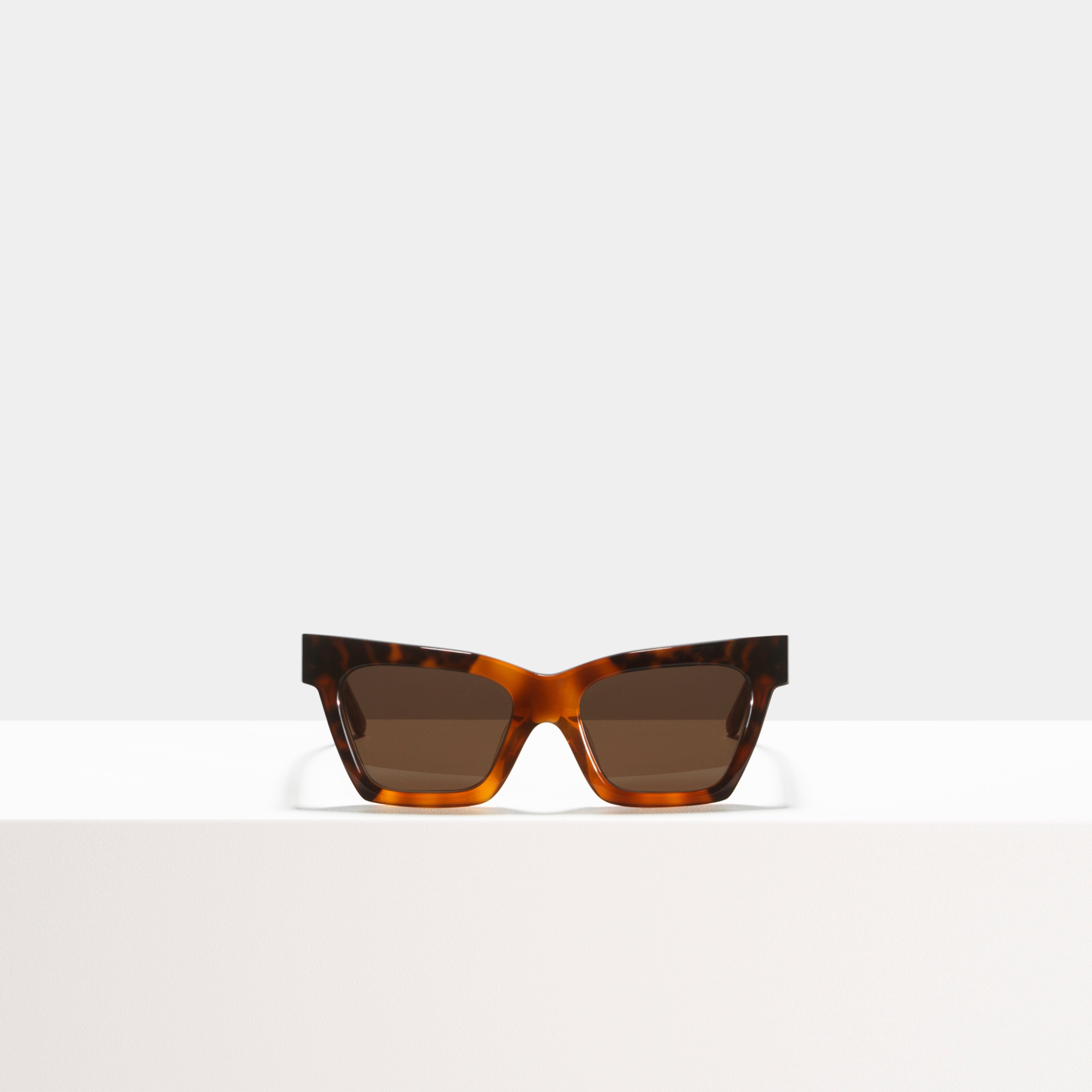 Ace & Tate Gafas de sol | rectangulares Acetato in Marrón, Naranja
