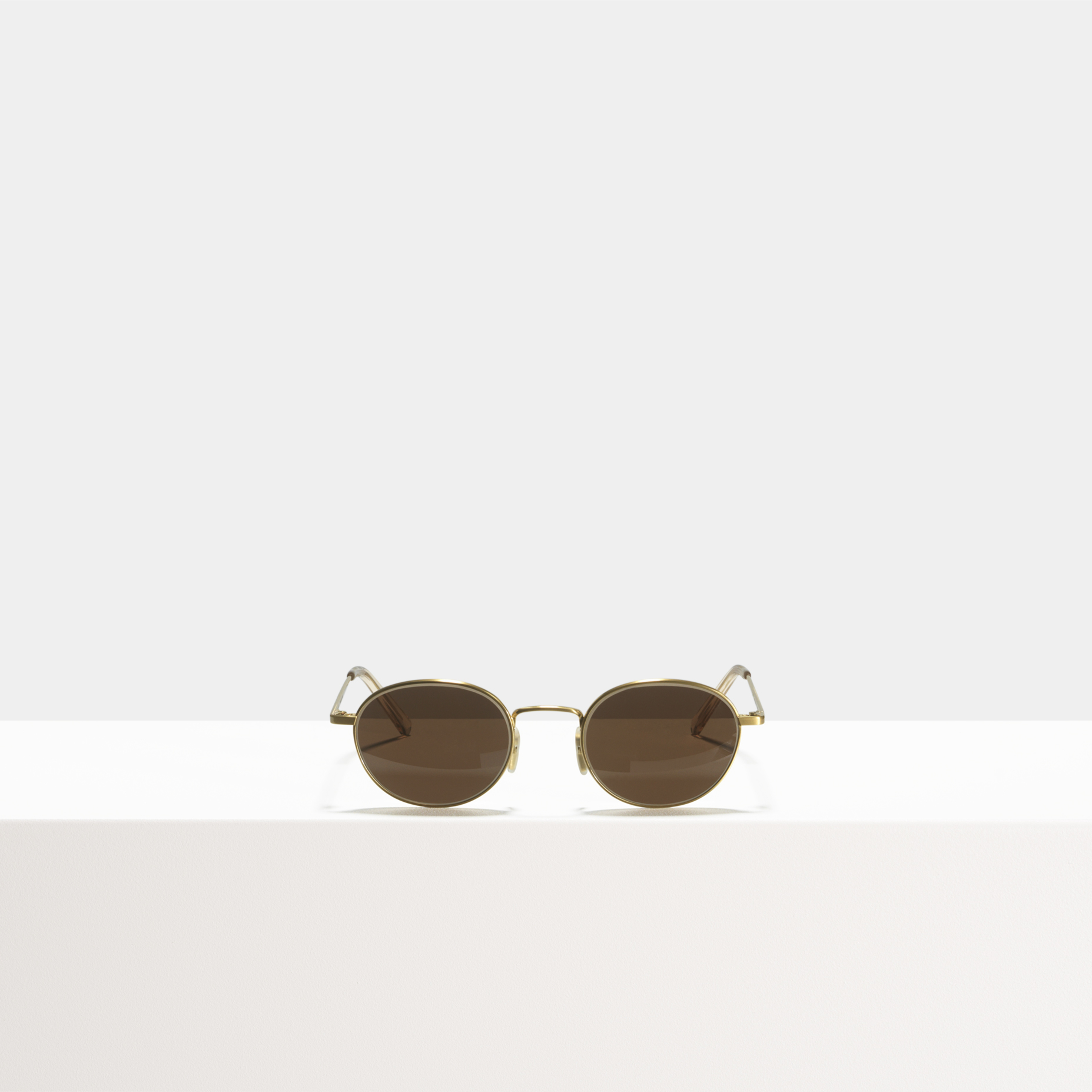 Ace & Tate Sunglasses | oval Titanium in Gold