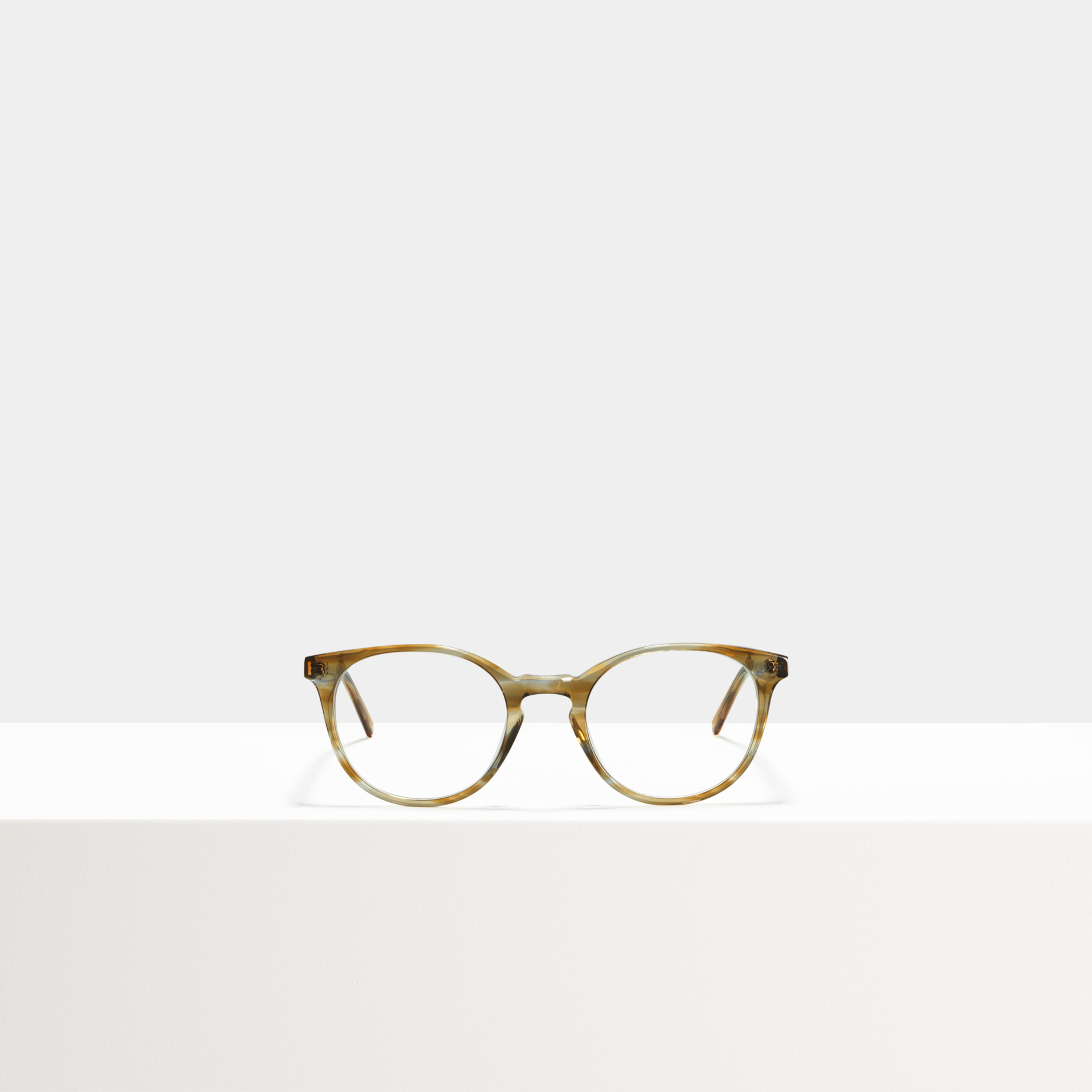 Ace & Tate Miles Large in Soft Breeze Ace & Tate Glasses | Round Acetate in Blue, Brown
