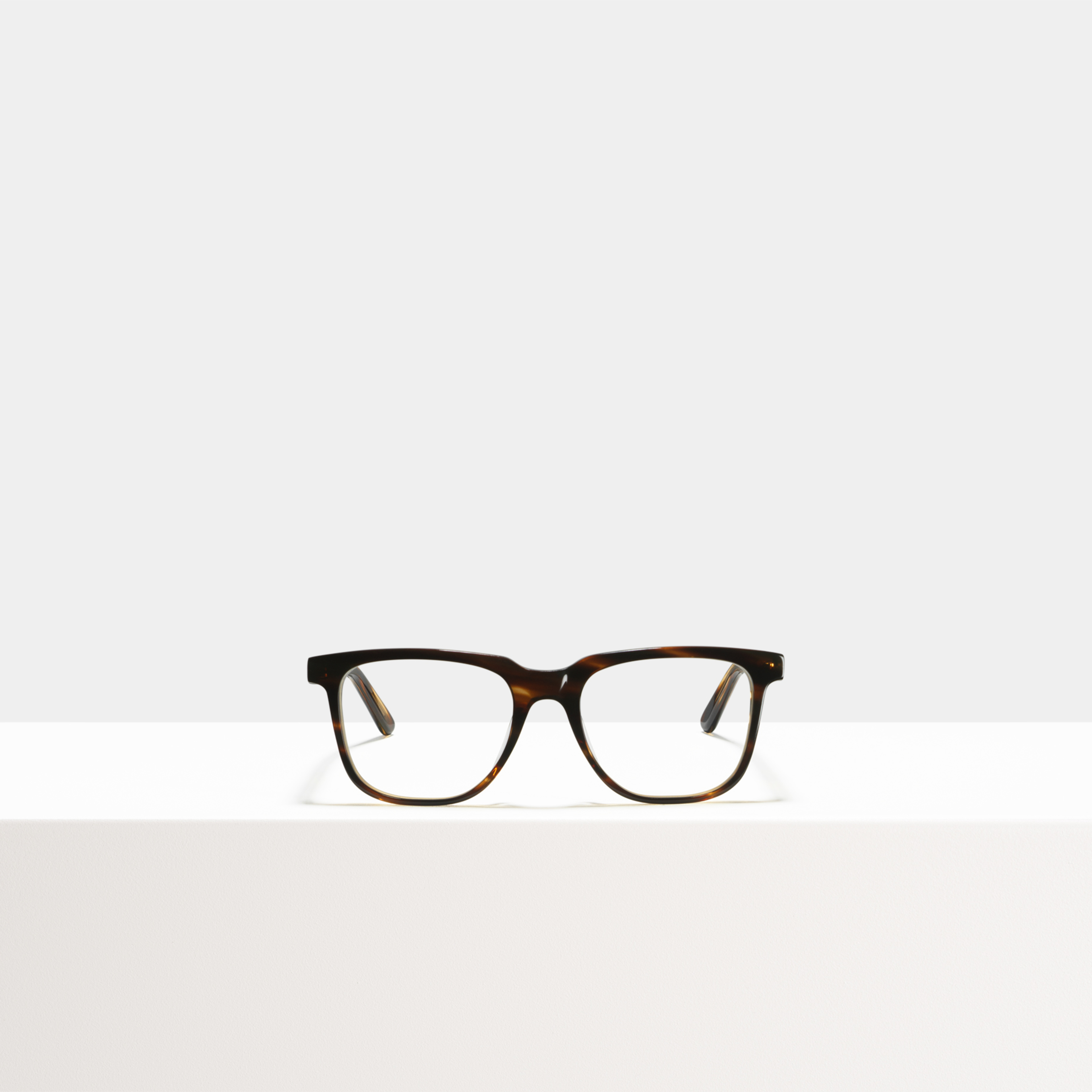 Ace & Tate Murray in Tigerwood Ace & Tate Glasses | Rectangle Acetate in Brown, Orange