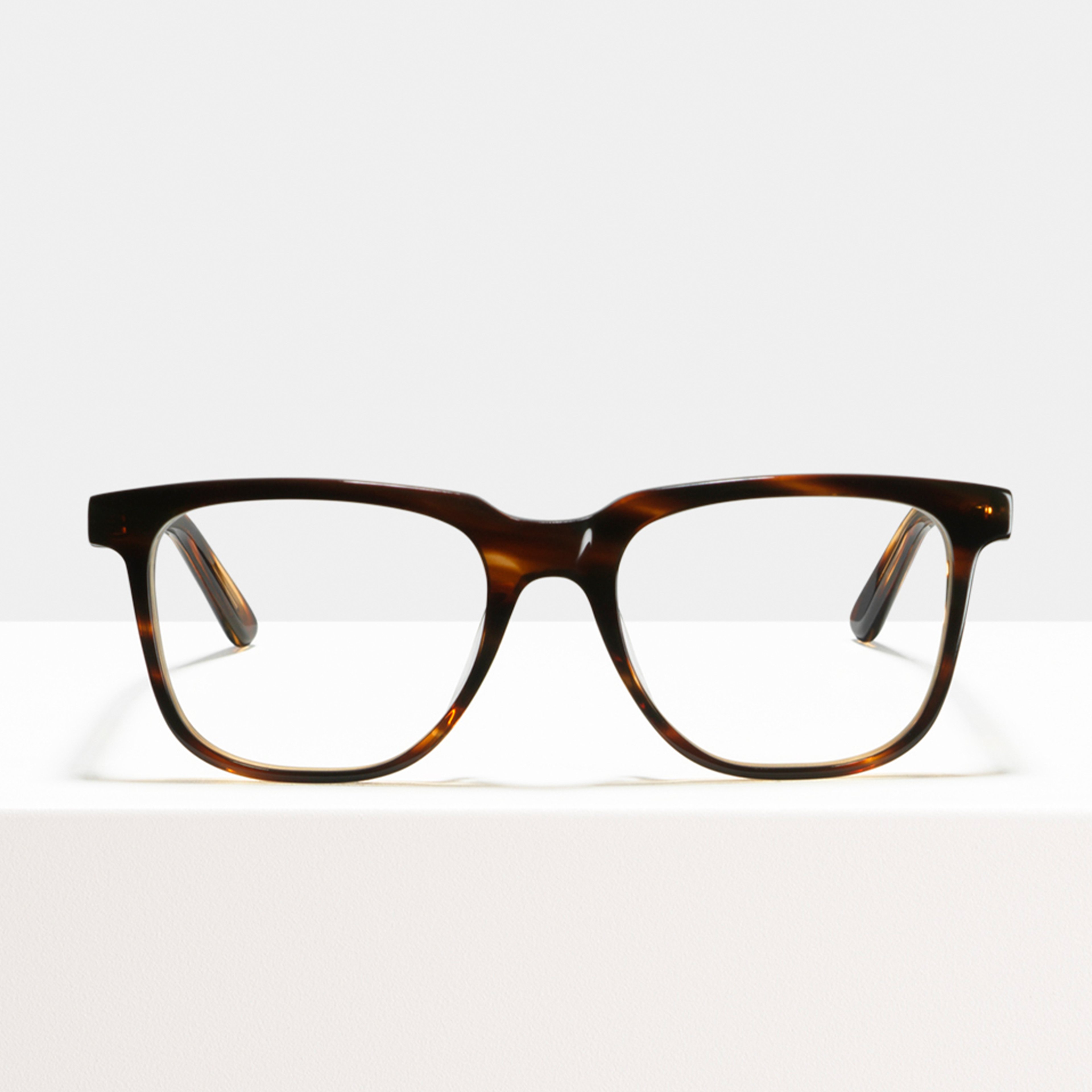 Ace & Tate Brillen | Rechteckig Acetat in Braun, Orange