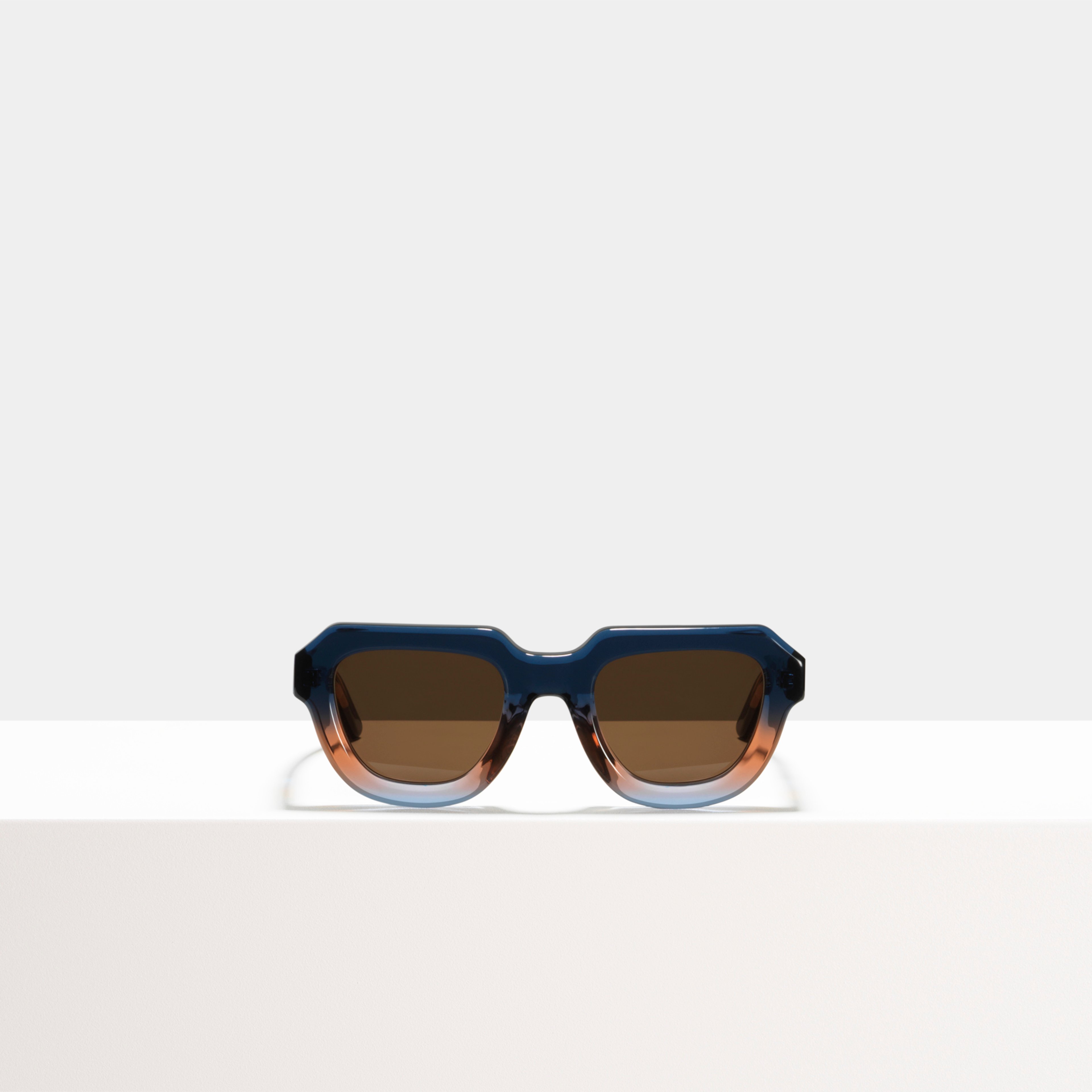 Ace & Tate Solaires | ronde Acétate in Bleu, Rose