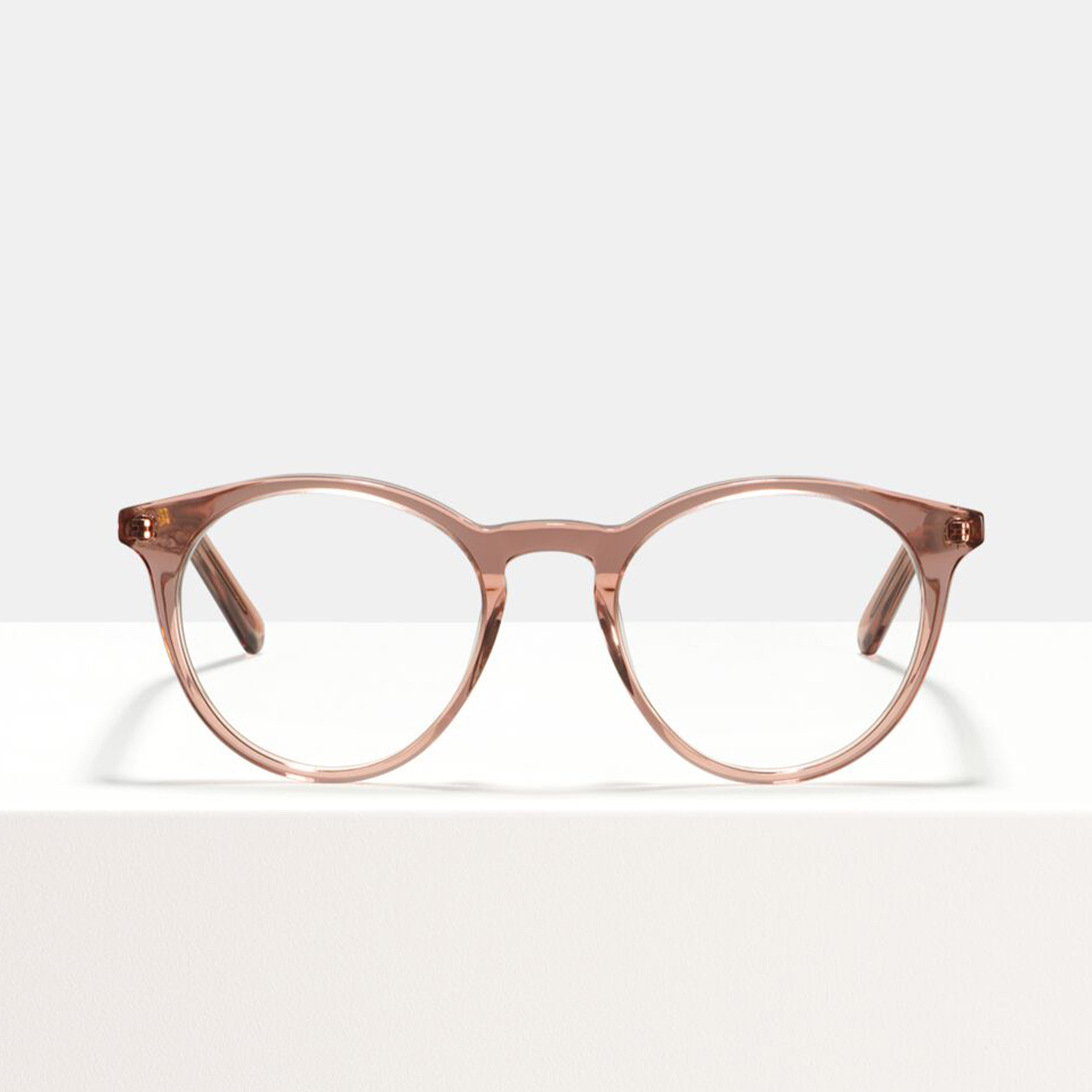 Ace & Tate Easton in Blush Ace & Tate Glasses | Round Acetate in Pink