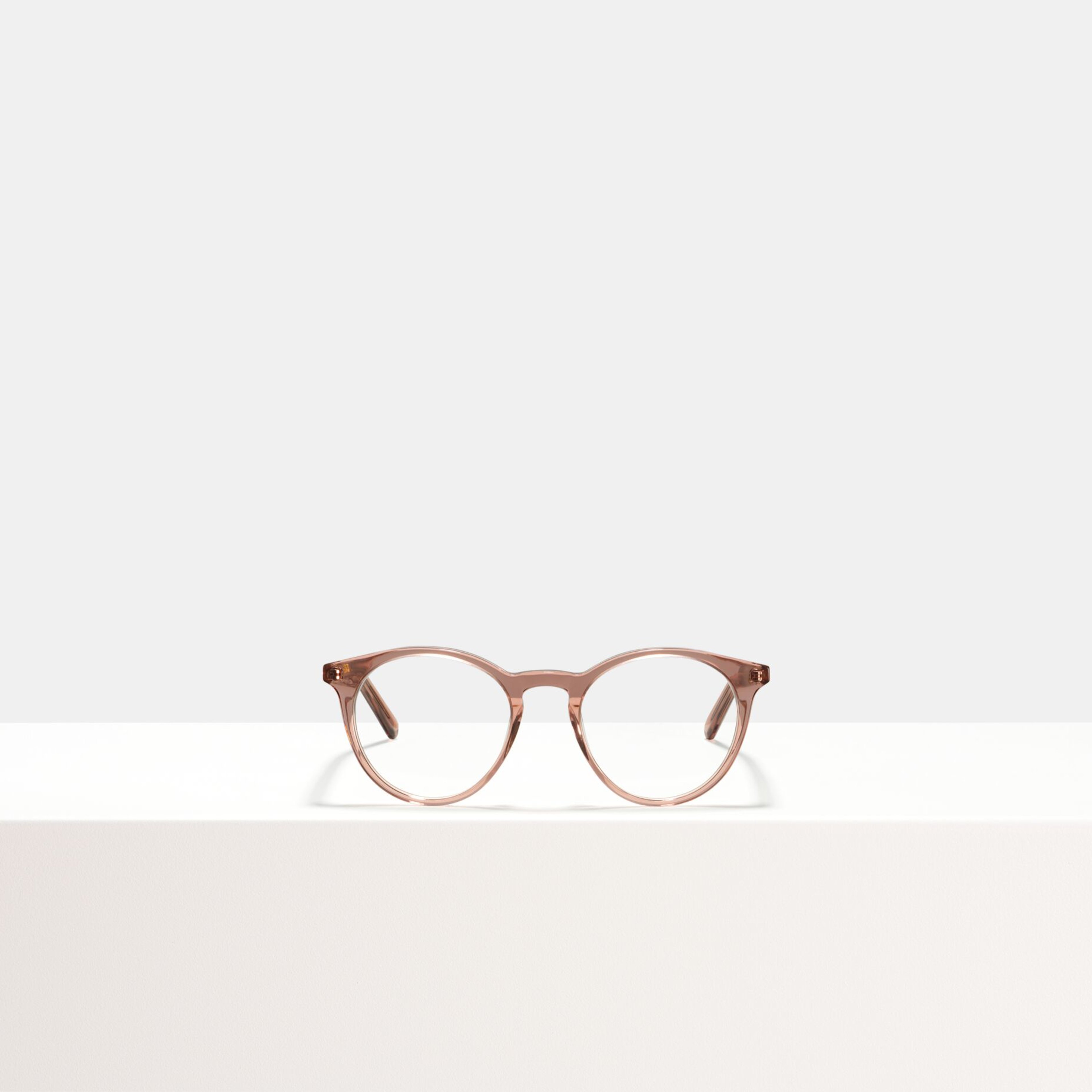 Ace & Tate Glasses | Round Acetate in Pink