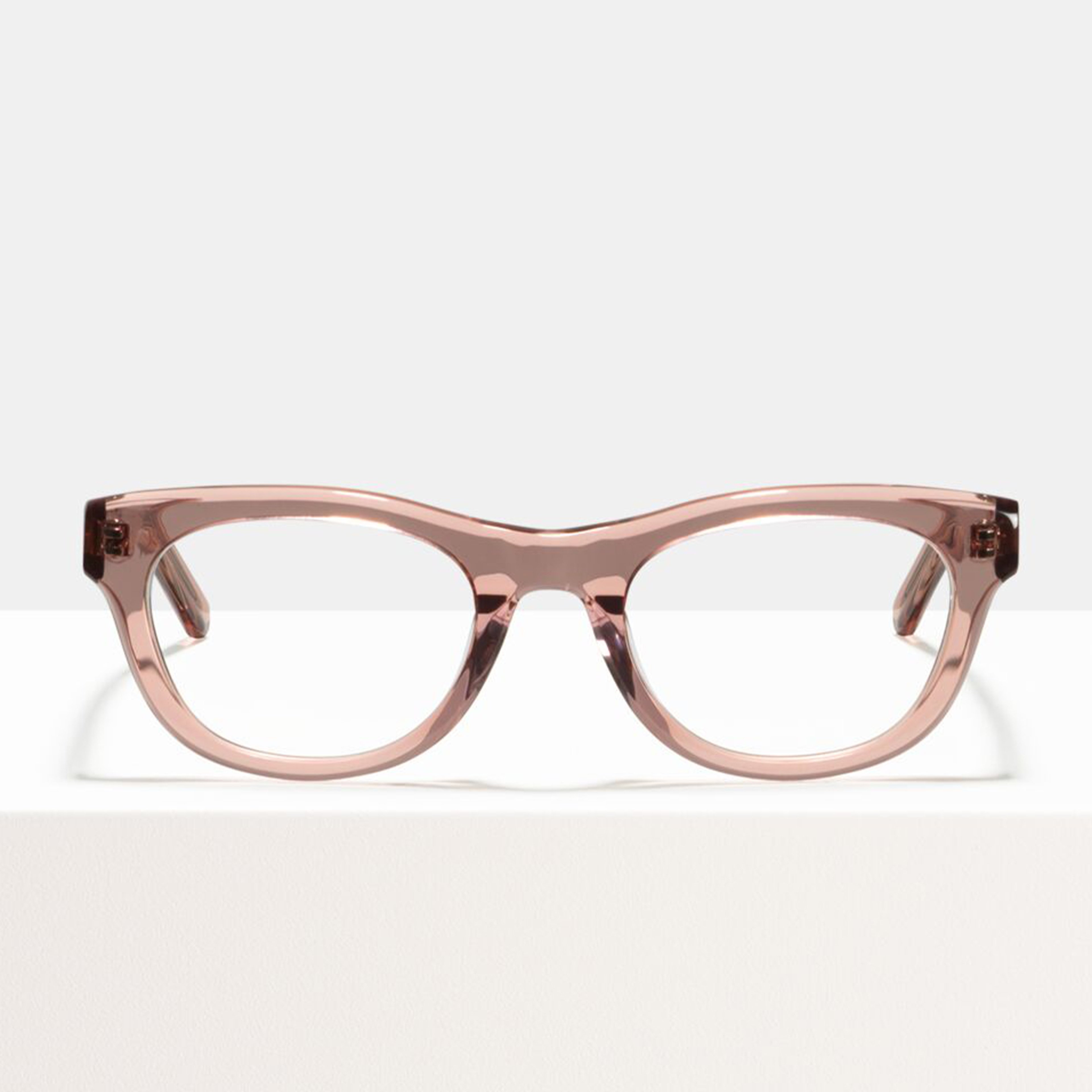 Ace & Tate Michelle in Blush Ace & Tate Glasses | Oval Acetate in Pink