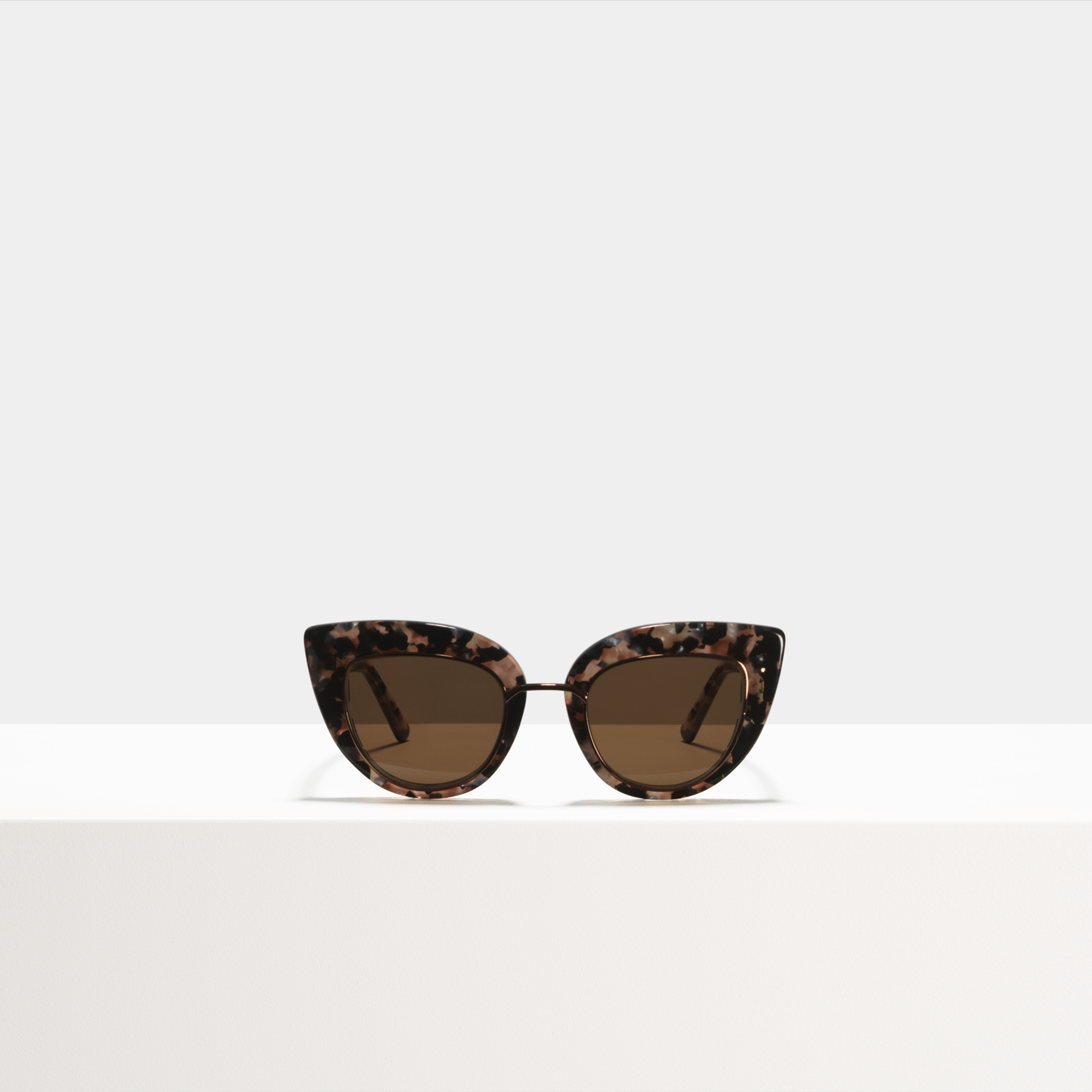 Ace & Tate Solaires | oval Acétate in Beige, Marron, Vert, Rose