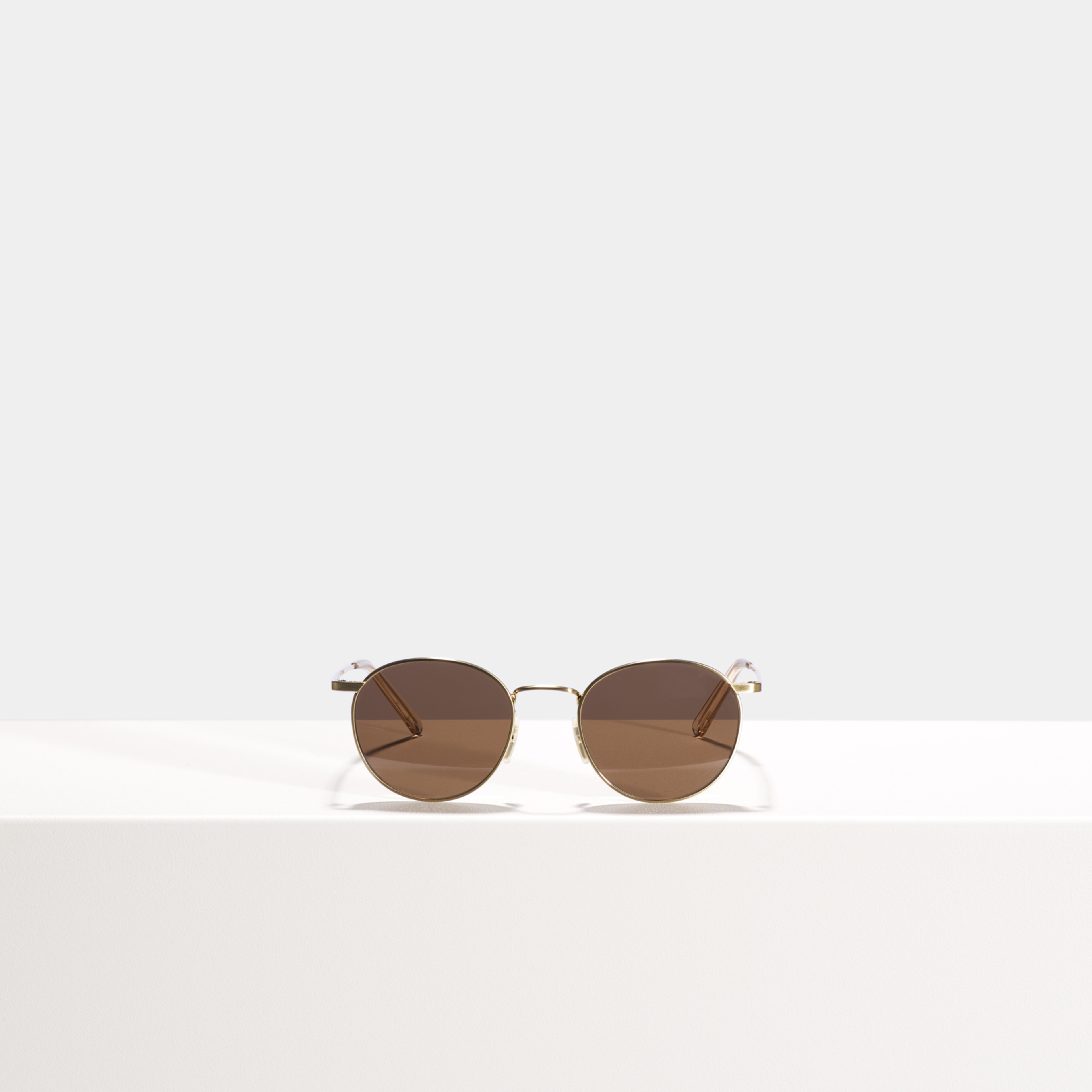 Ace & Tate Sunglasses | Round Titanium in Gold