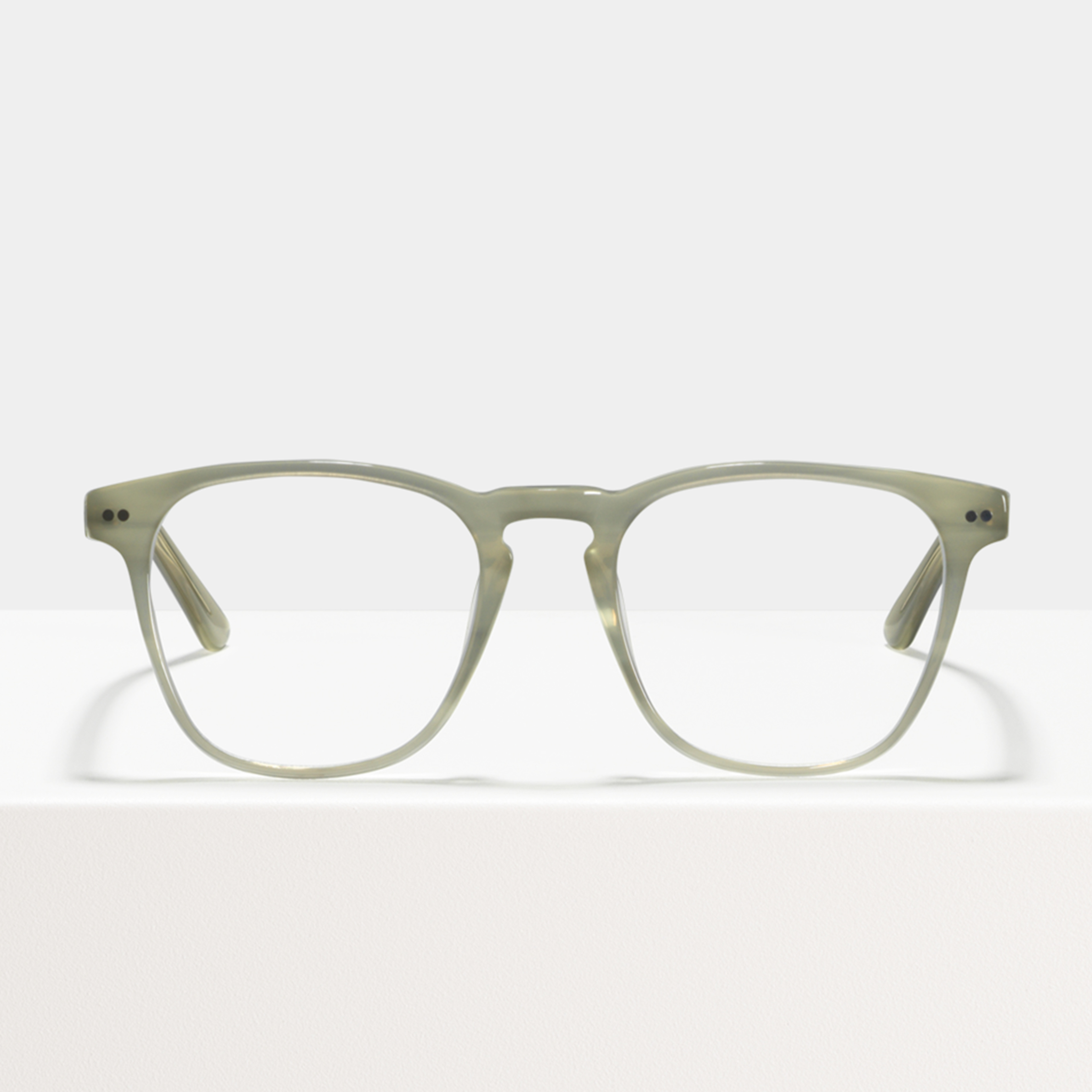 Ace & Tate Glasses | Square Acetate in Grey, White
