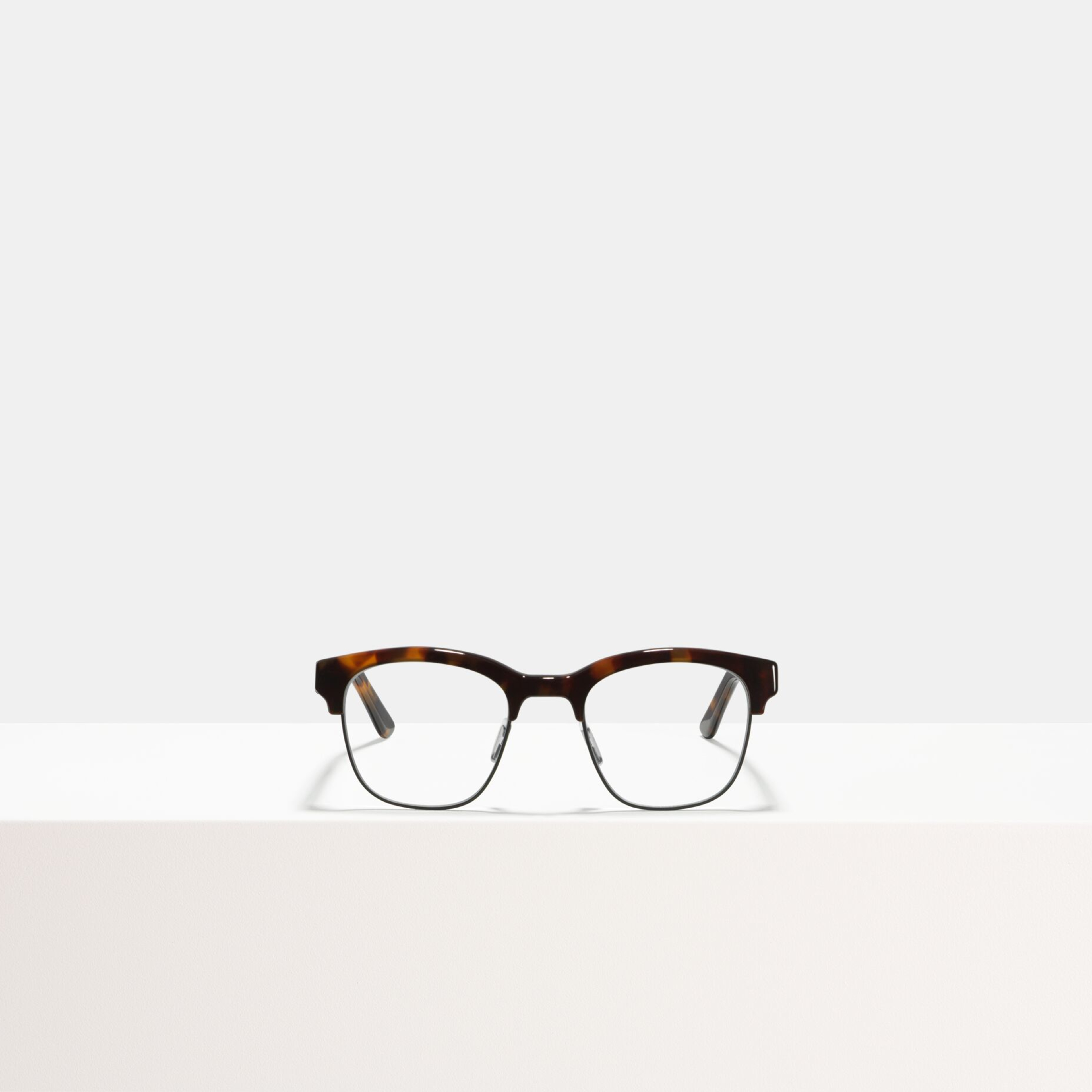 Ace & Tate Glasses | Square Metal in Brown, Orange, Yellow