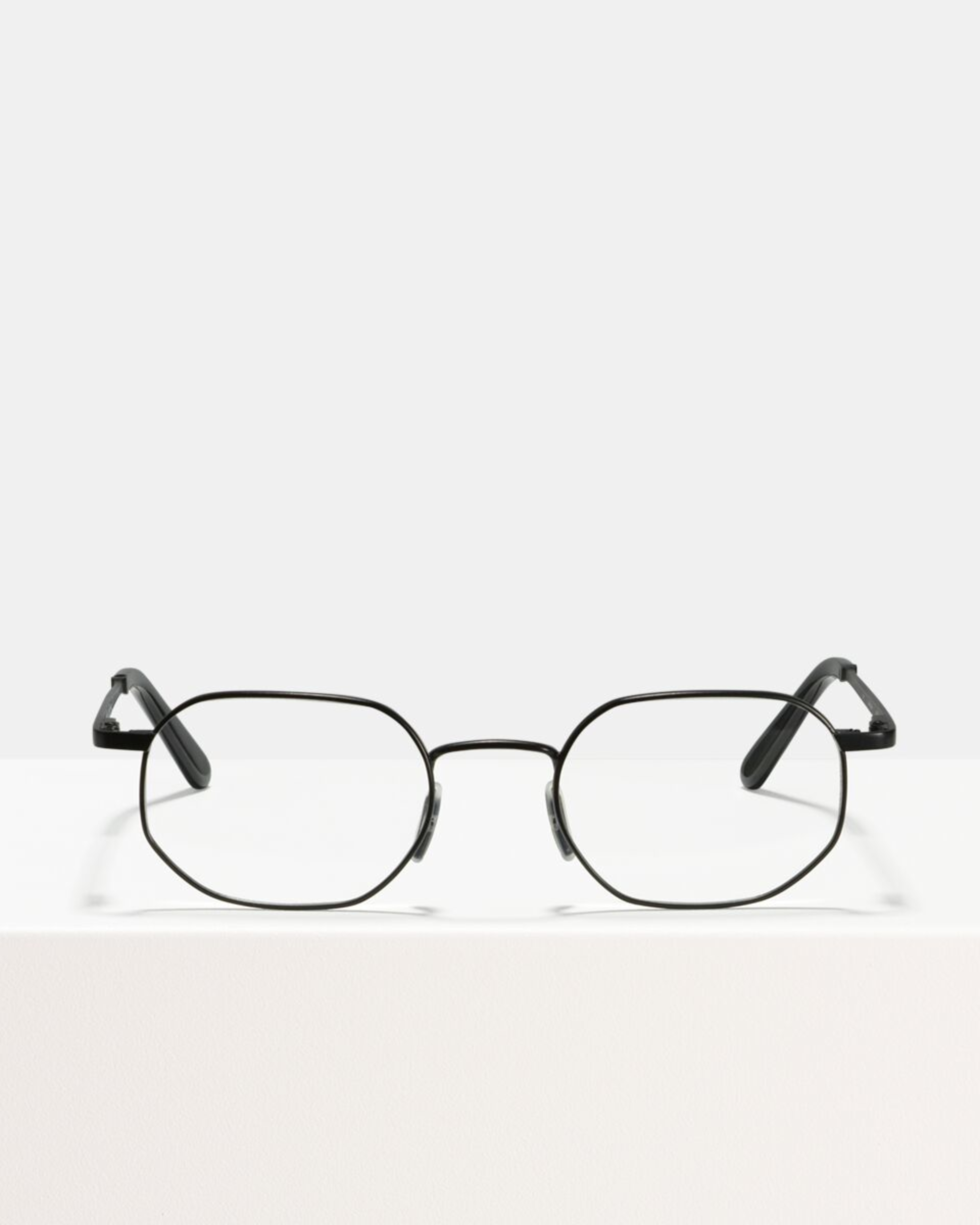Ace & Tate Glasses | rechthoek metaal in Zwart