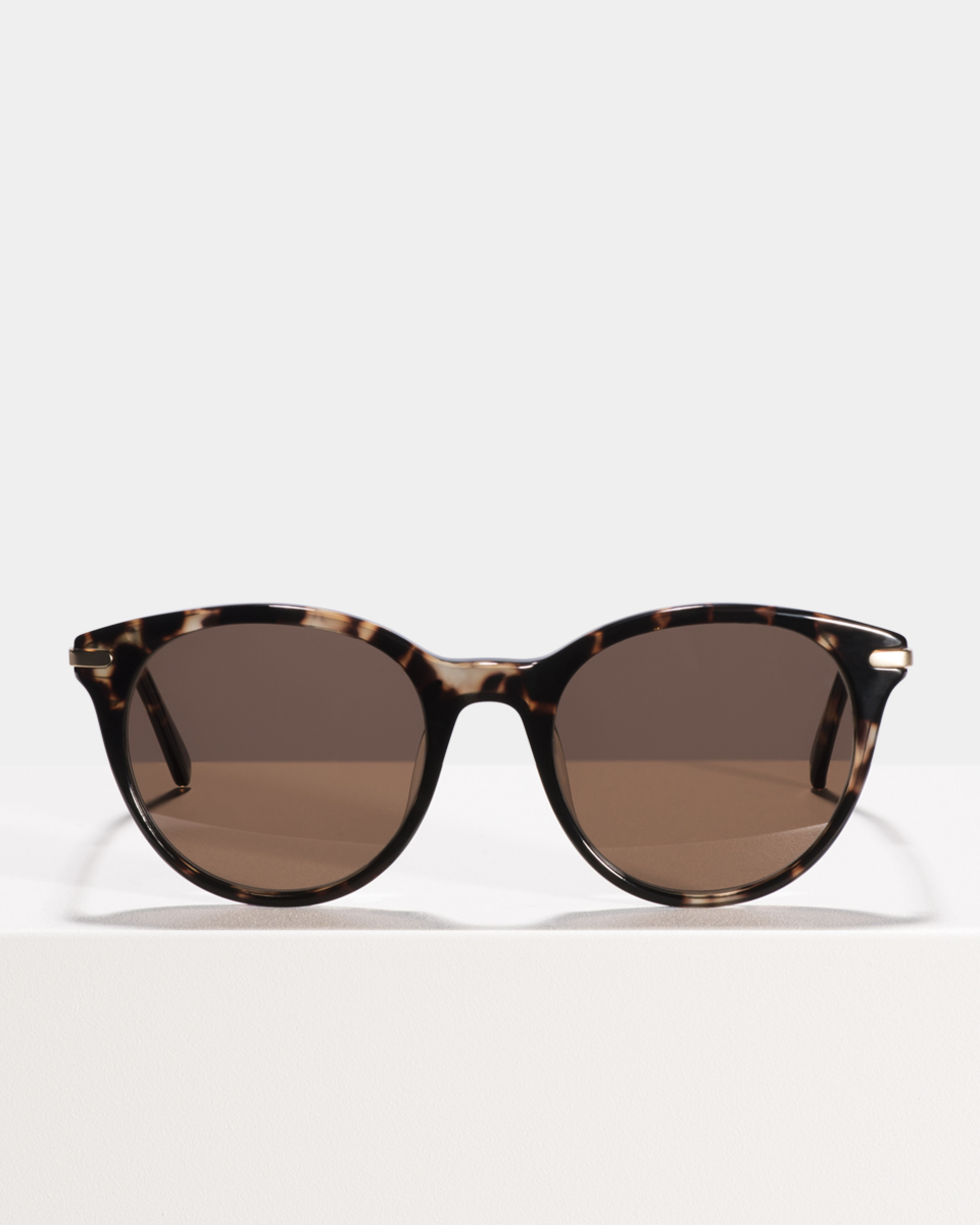 Ace & Tate Sunglasses | rond combi in Bruin