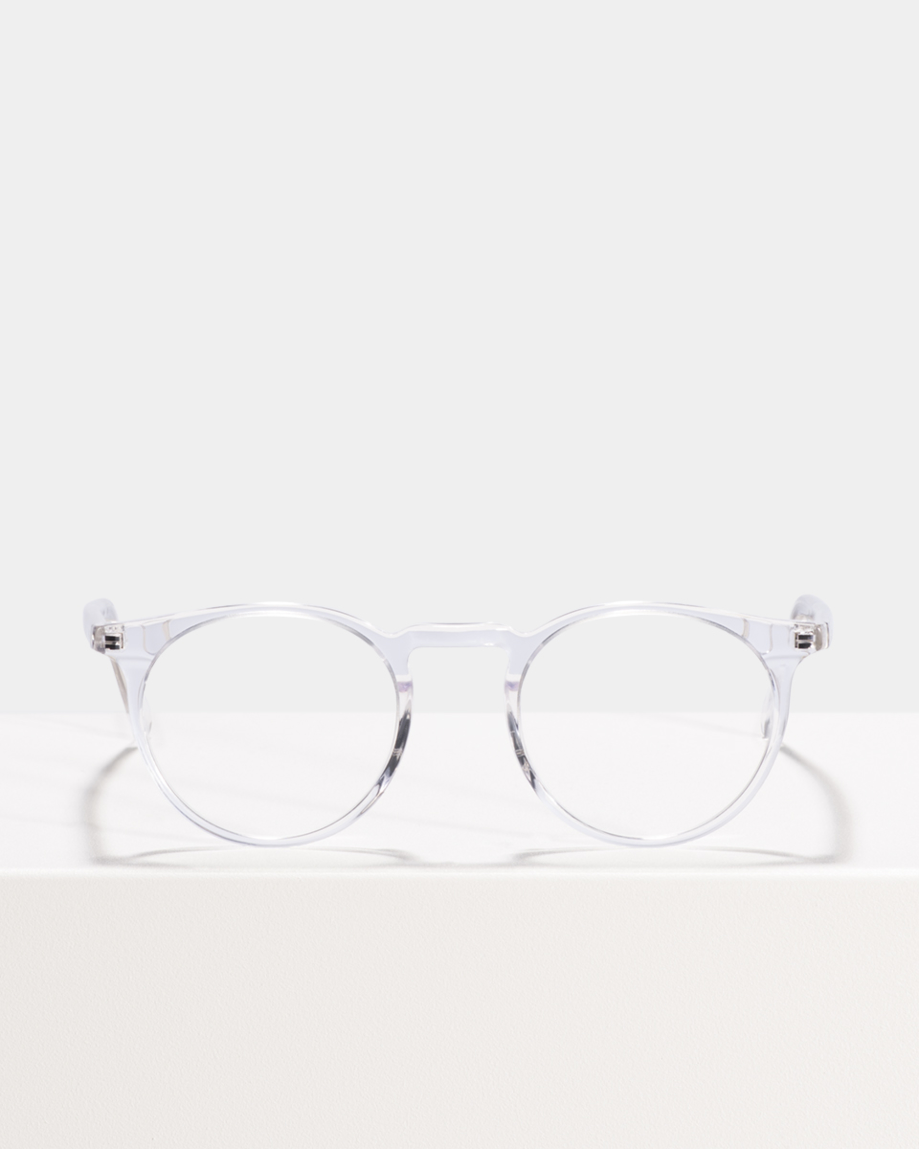 Ace & Tate Glasses | round acetate in Clear