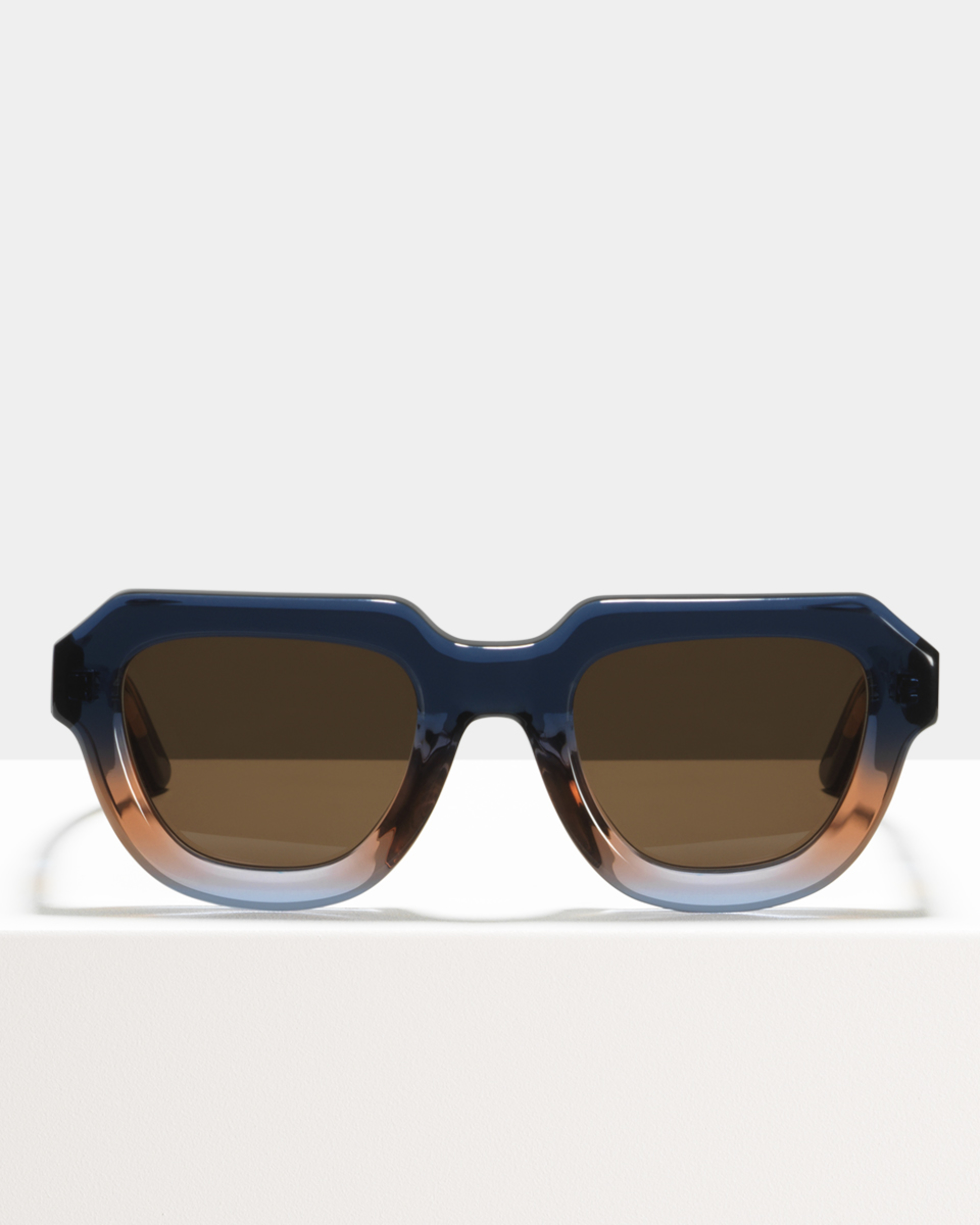Ace & Tate Sunglasses | rond acetaat in Blauw, Roze