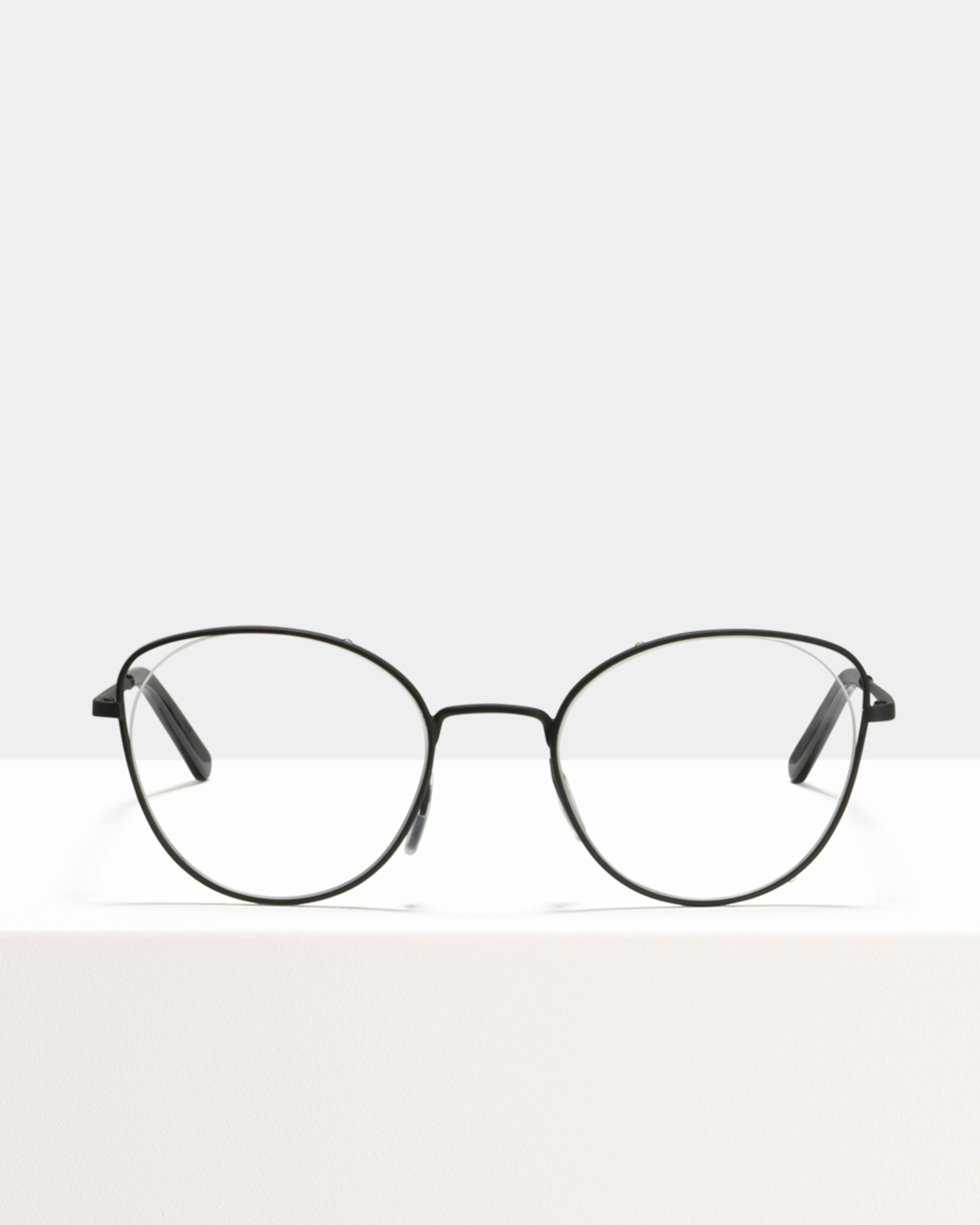 Ace & Tate Glasses | rond metaal in Zwart