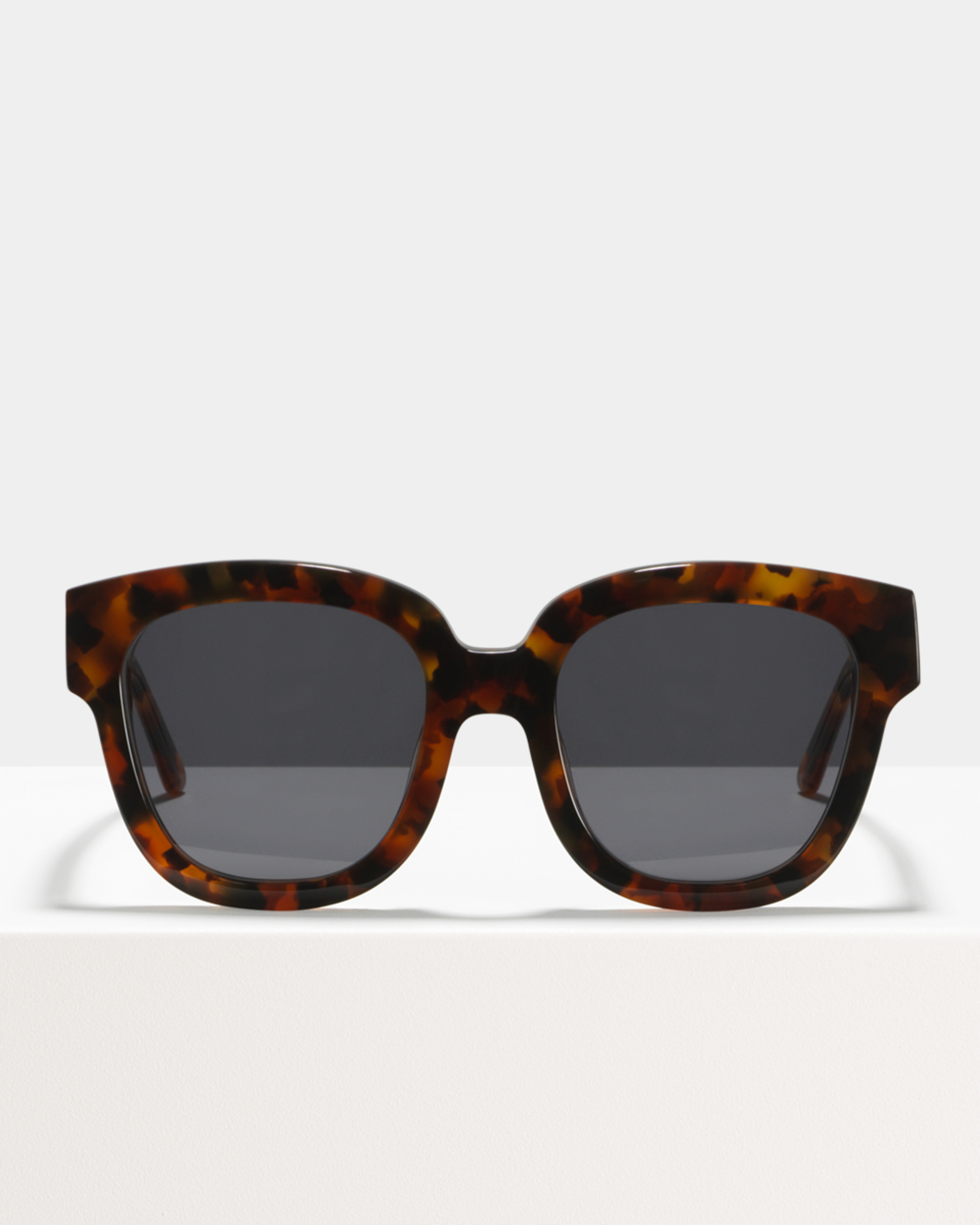 Ace & Tate Sunglasses | vierkant acetaat in Oranje, Rood