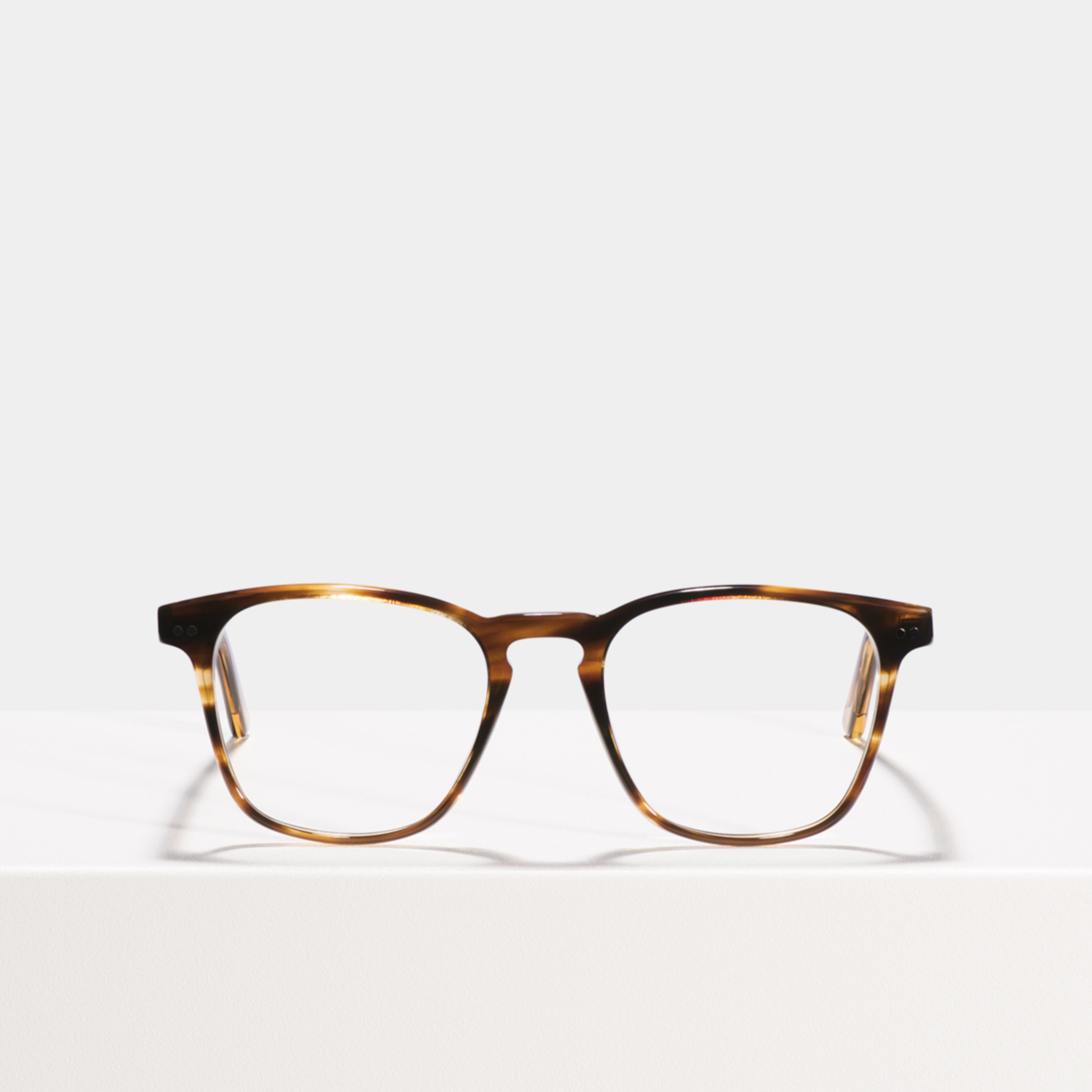 Ace & Tate Glasses | square acetate in Brown, Orange