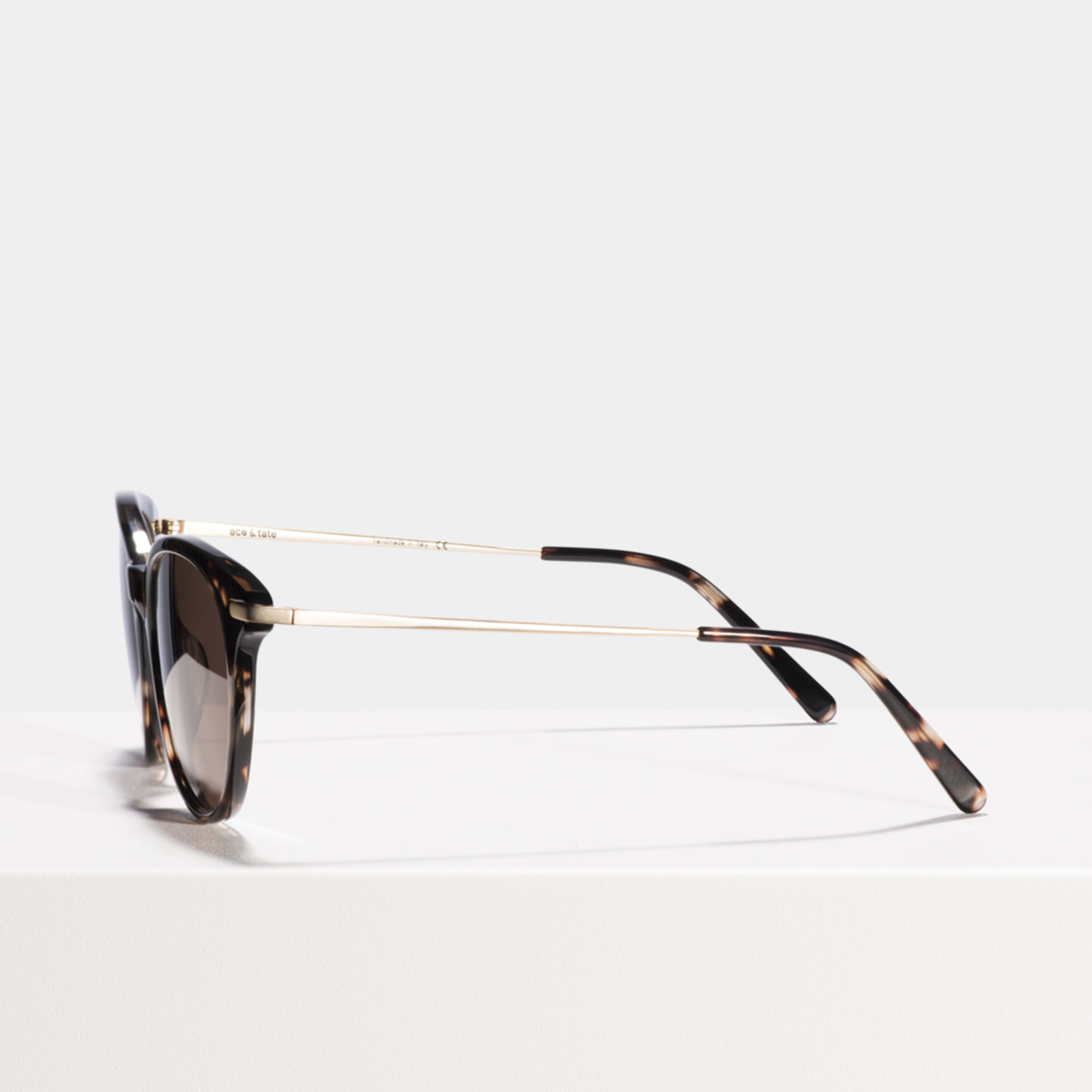 Ace & Tate Solaires | ronde combinaison in Marron