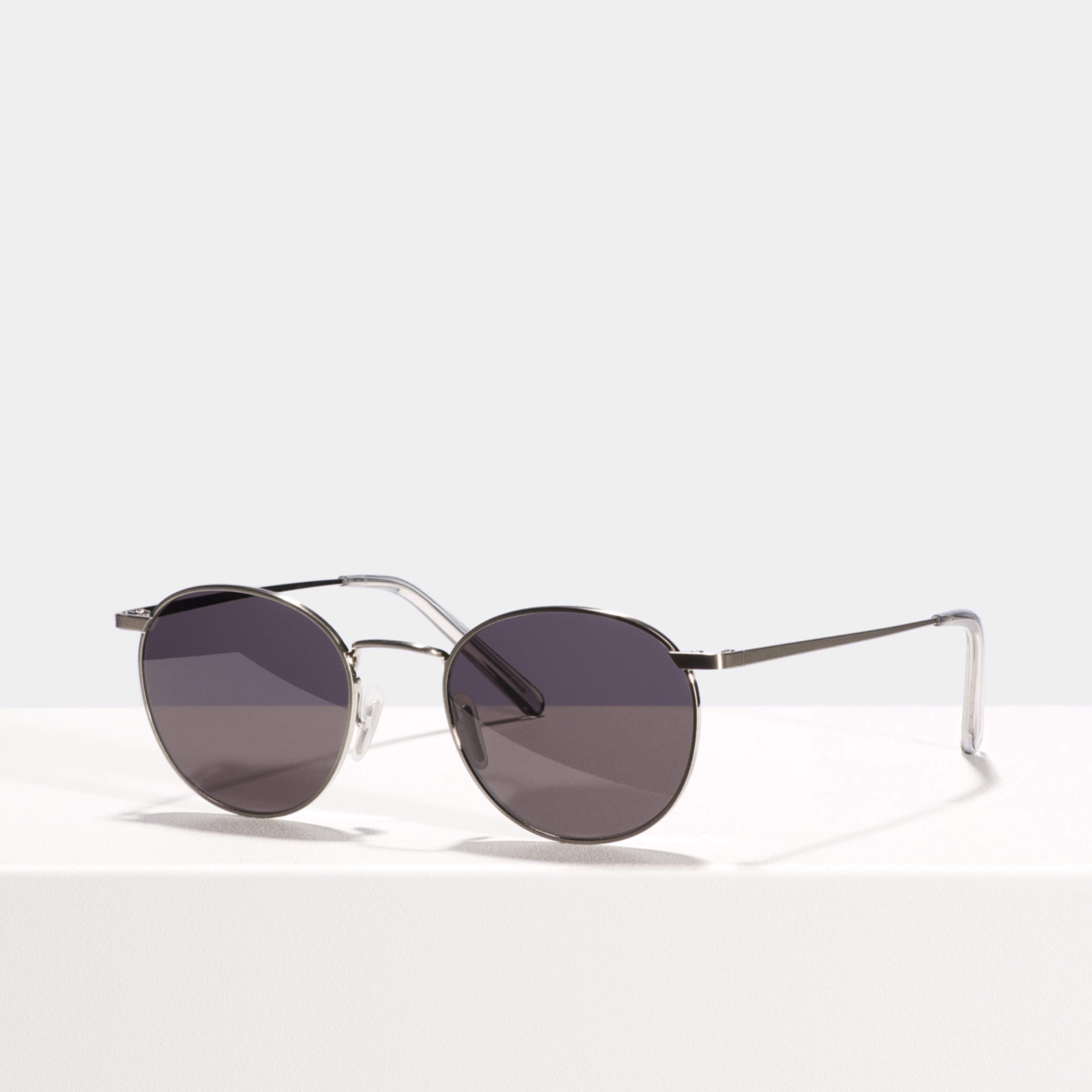 Ace & Tate Solaires | ronde métal in Argent