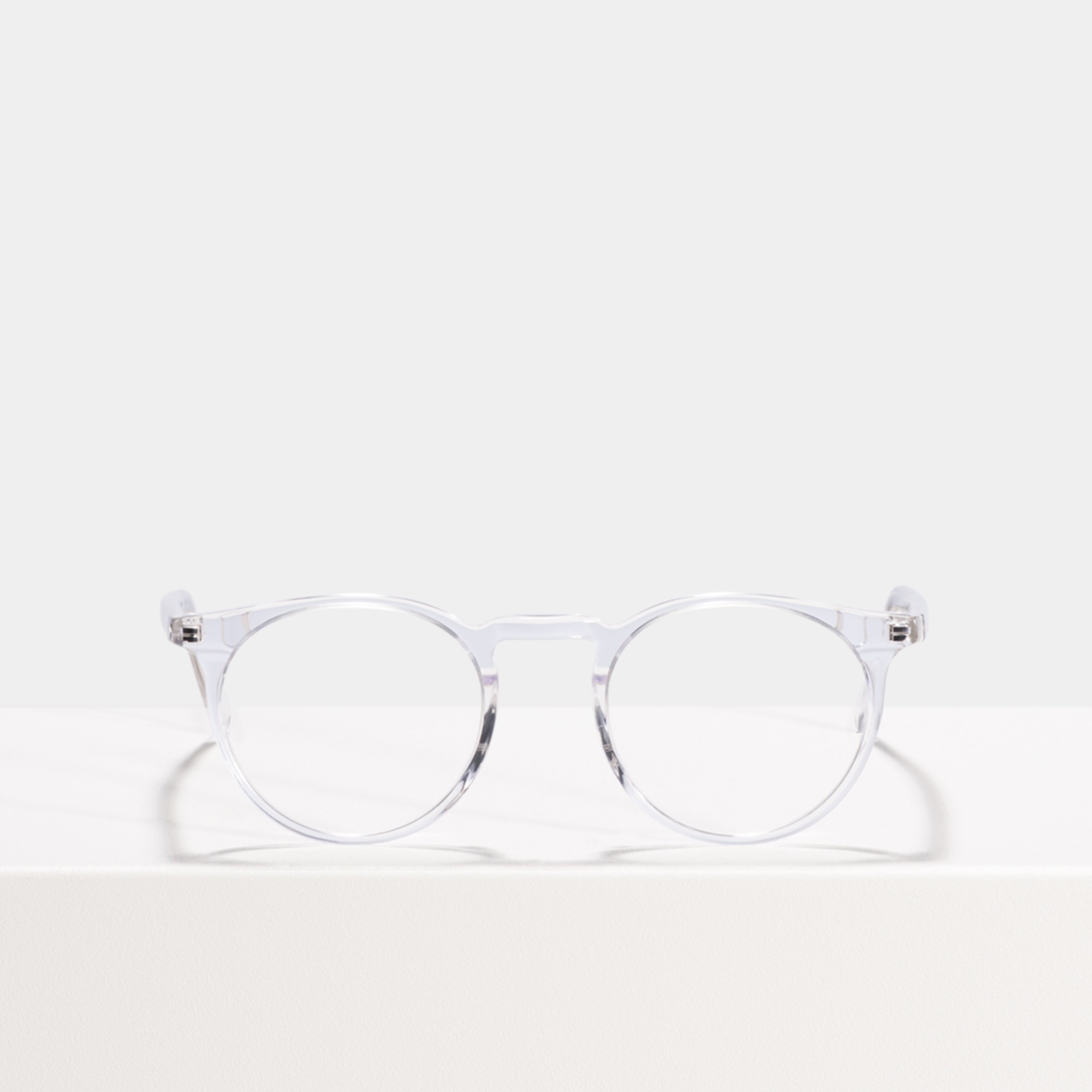 Ace & Tate Glasses | rond acetaat in Doorzichtig