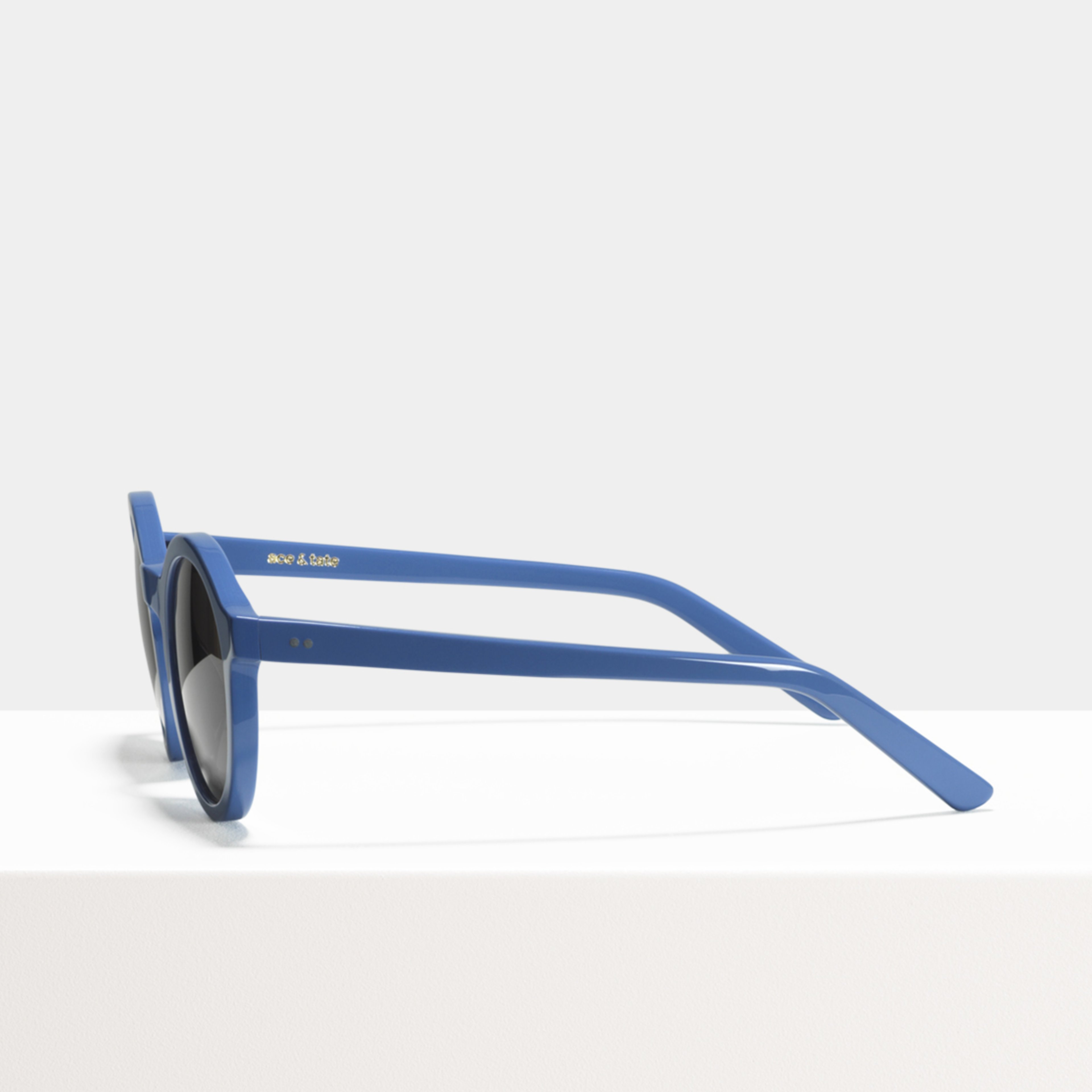 Ace & Tate Sunglasses | round acetate in Blue