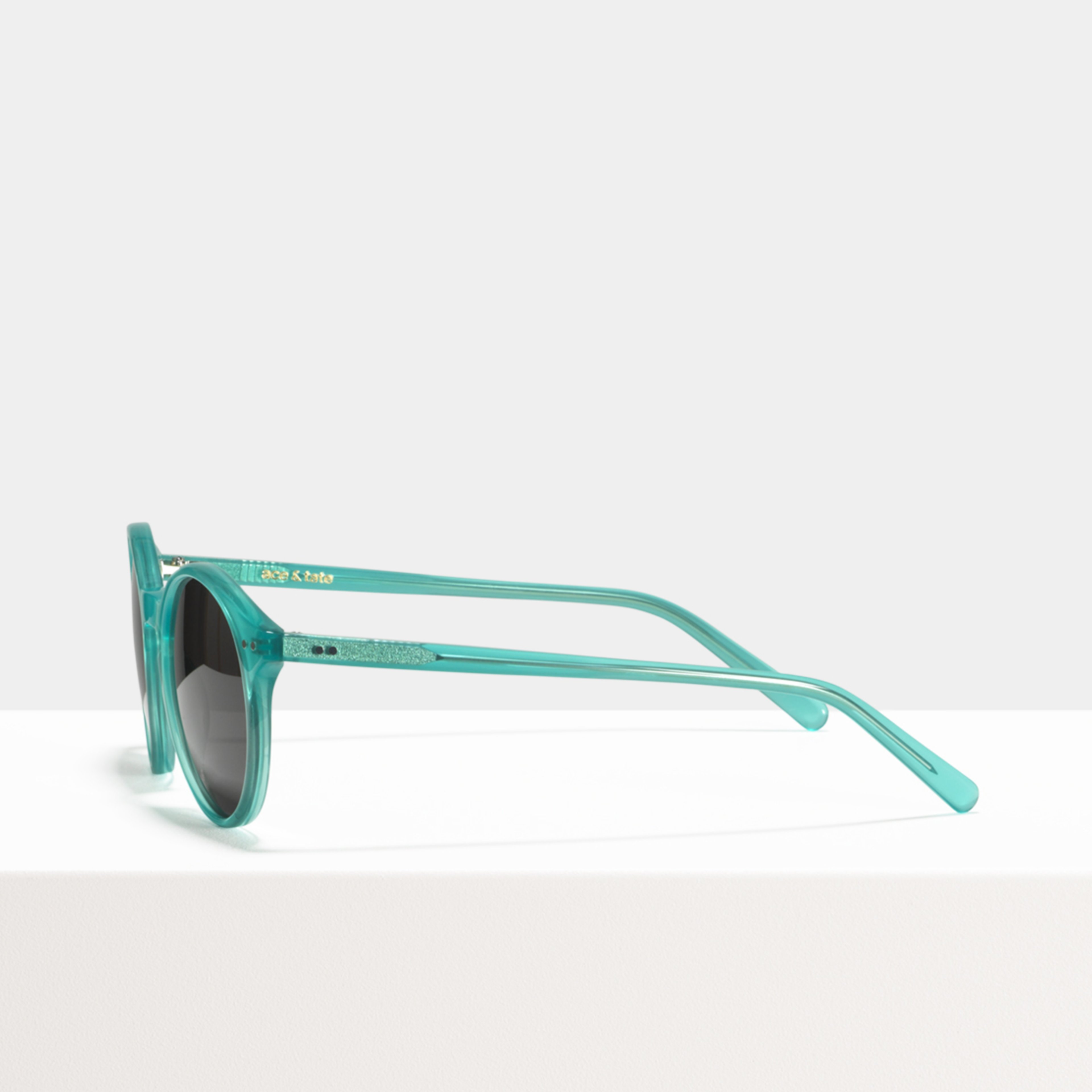 Ace & Tate Sunglasses | round acetate in Blue, Green