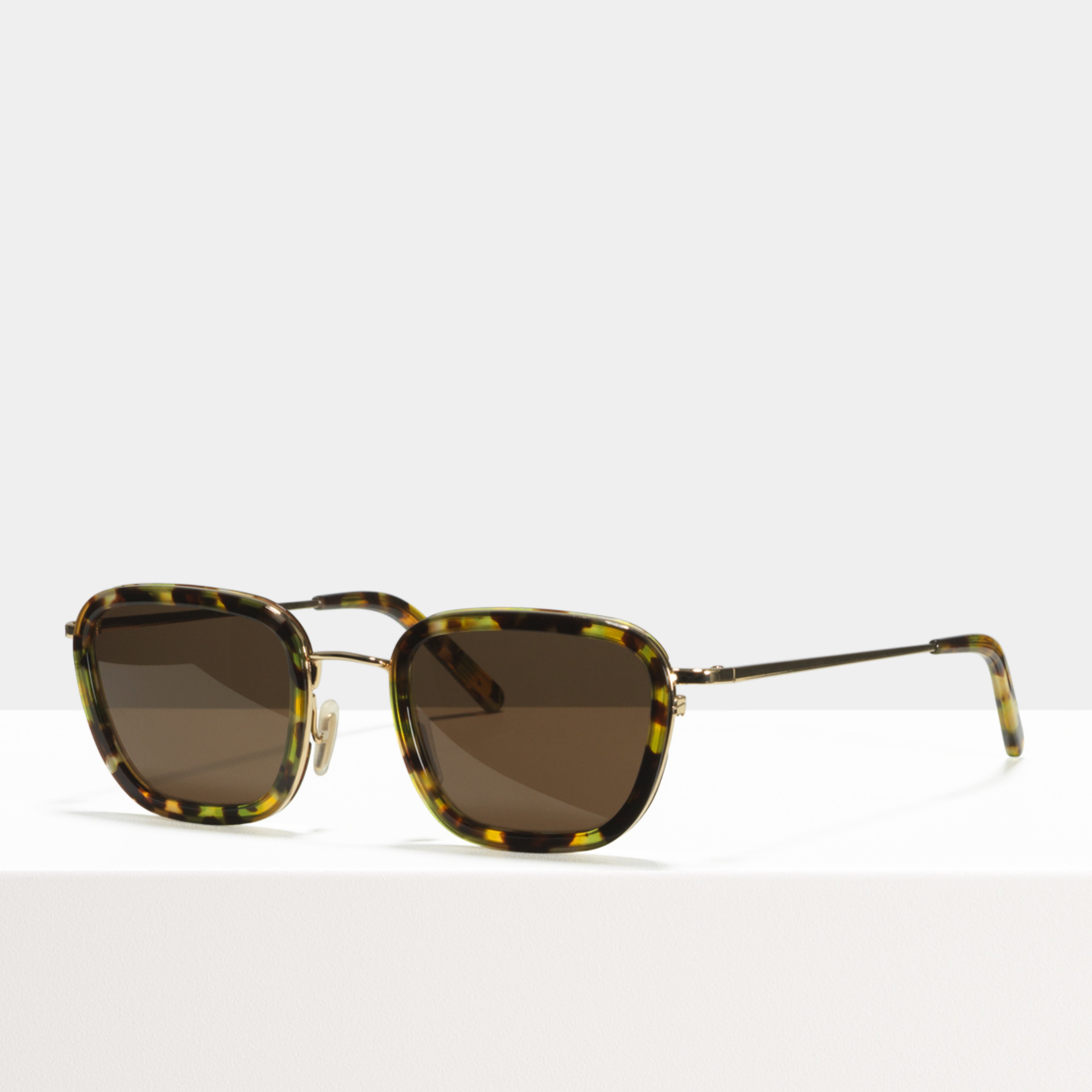 Ace & Tate Sunglasses | square combi in Brown, Green, Yellow